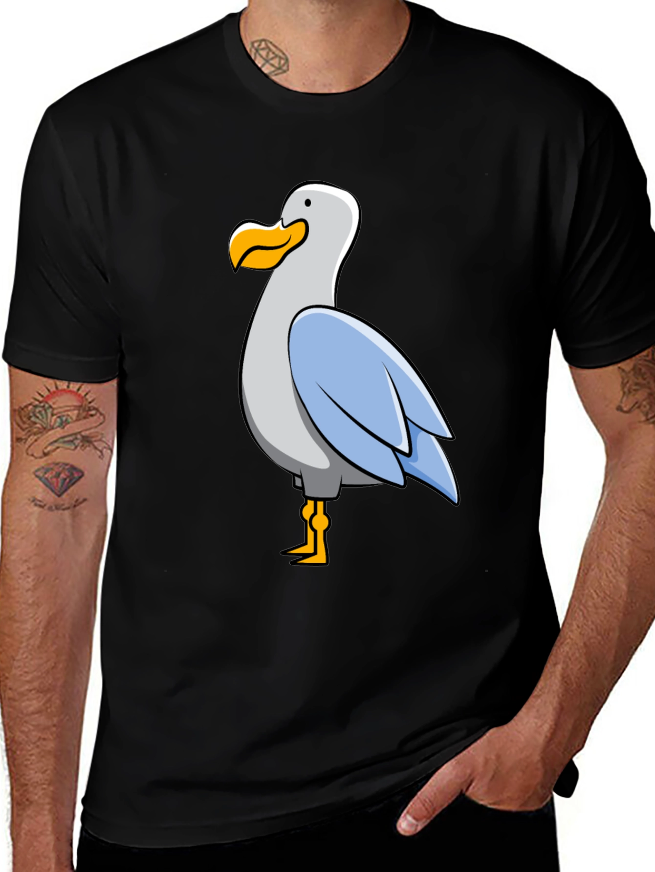 Variant 26 of Seagull Graphic Tee - Funny Bird Lover Shirt