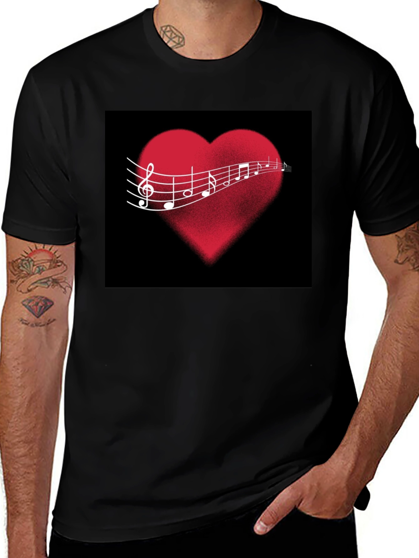 Variant 24 of Musical Heartbeat T-Shirt