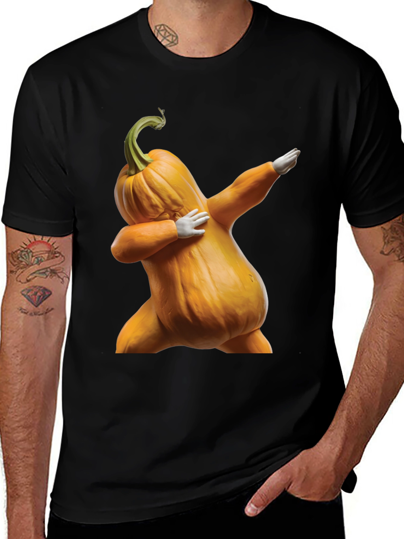 Dabbing Pumpkin Halloween T-Shirt