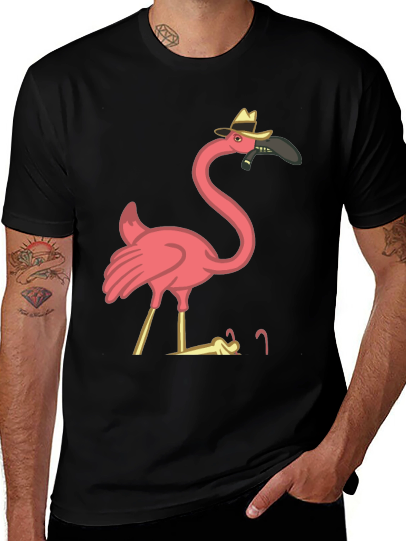 Variant 21 of Flamingo Mafia Funny Graphic Tee