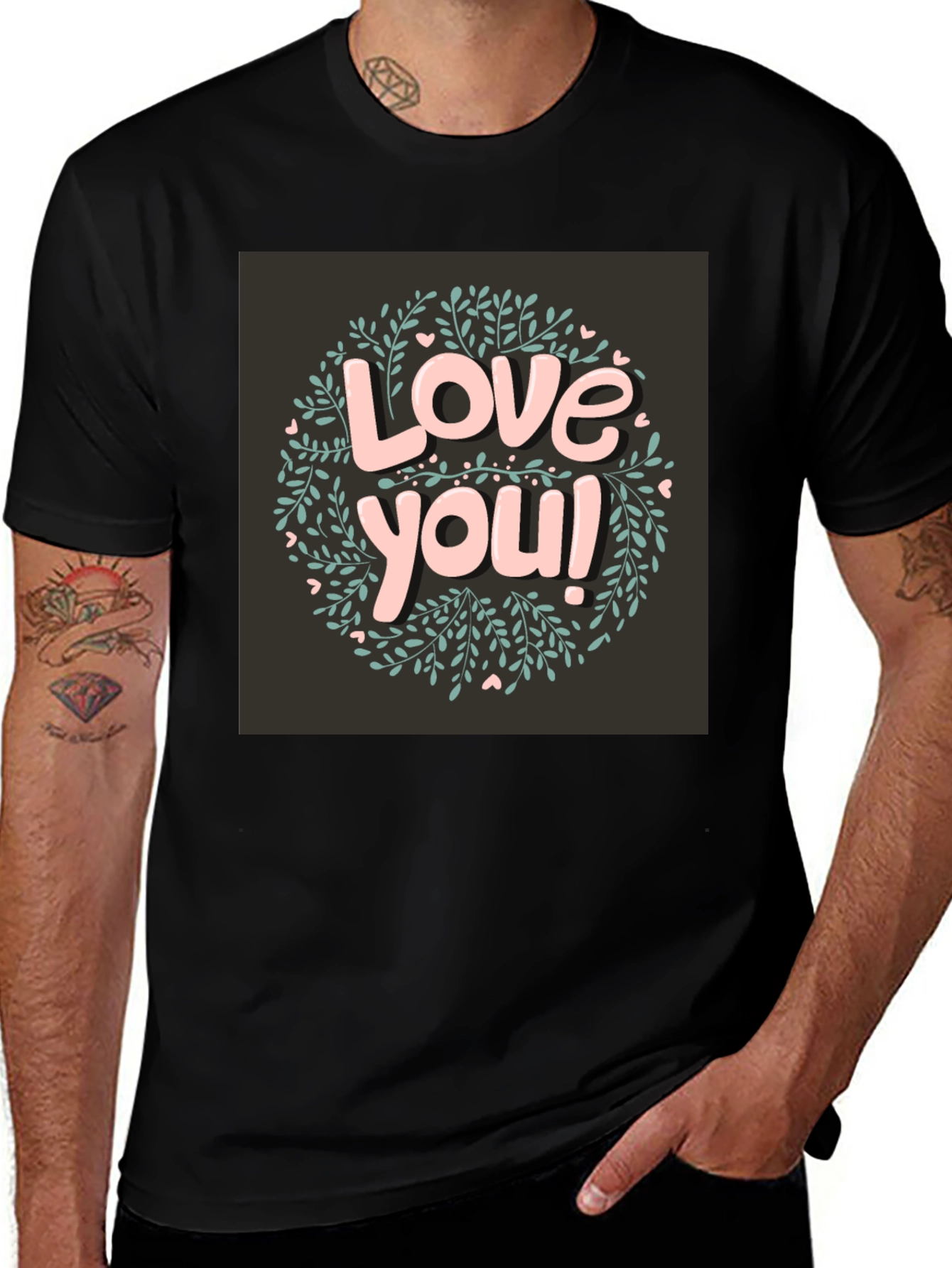Variant 21 of Love You Graphic Tee