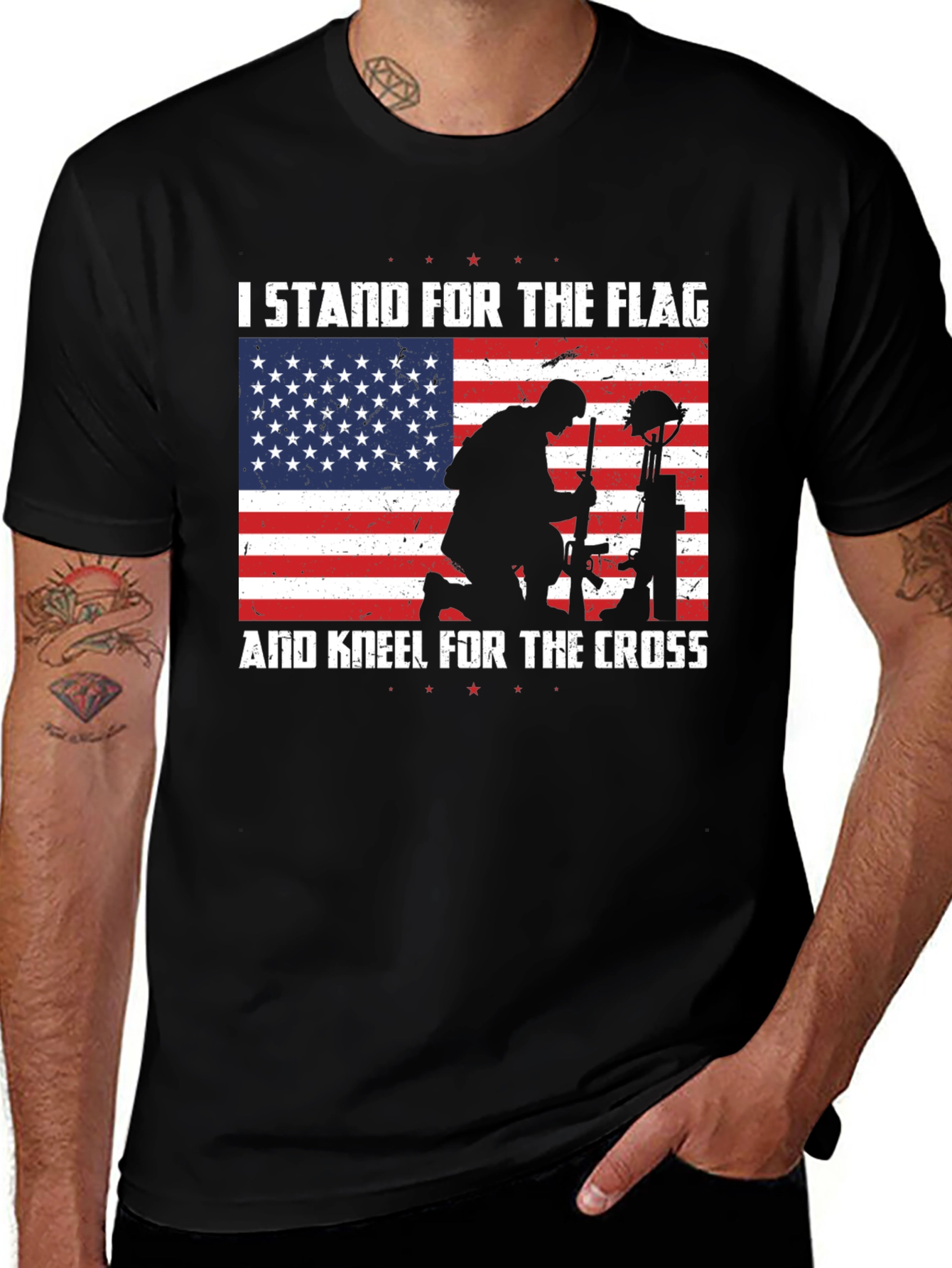 Variant 5 of I Stand For The Flag T-Shirt