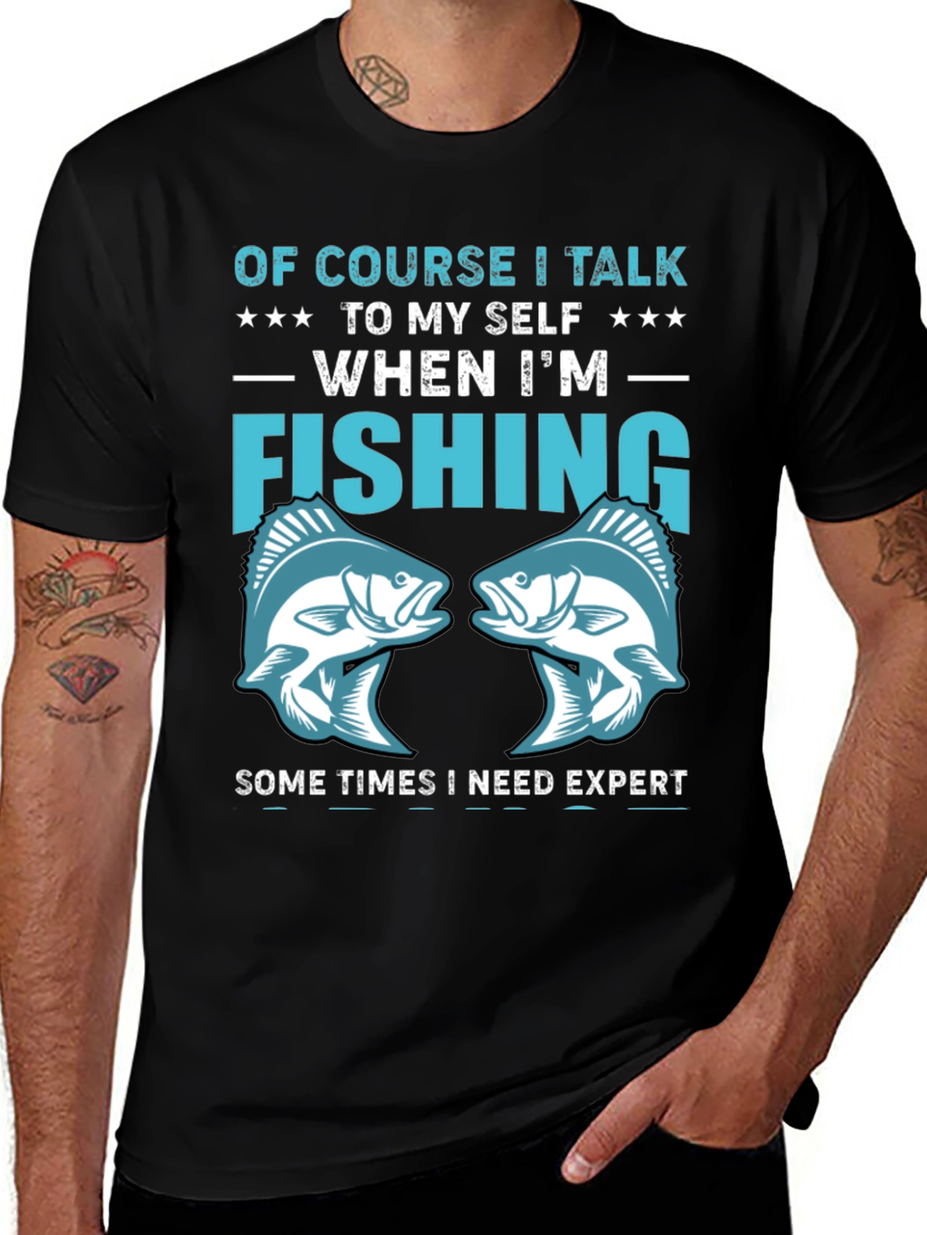 Variant 20 of Fishing Expert T-Shirt - Funny Graphic Tee
