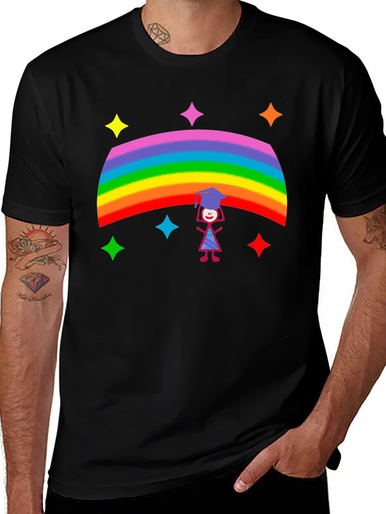 Variant 29 of Rainbow Graduation T-Shirt