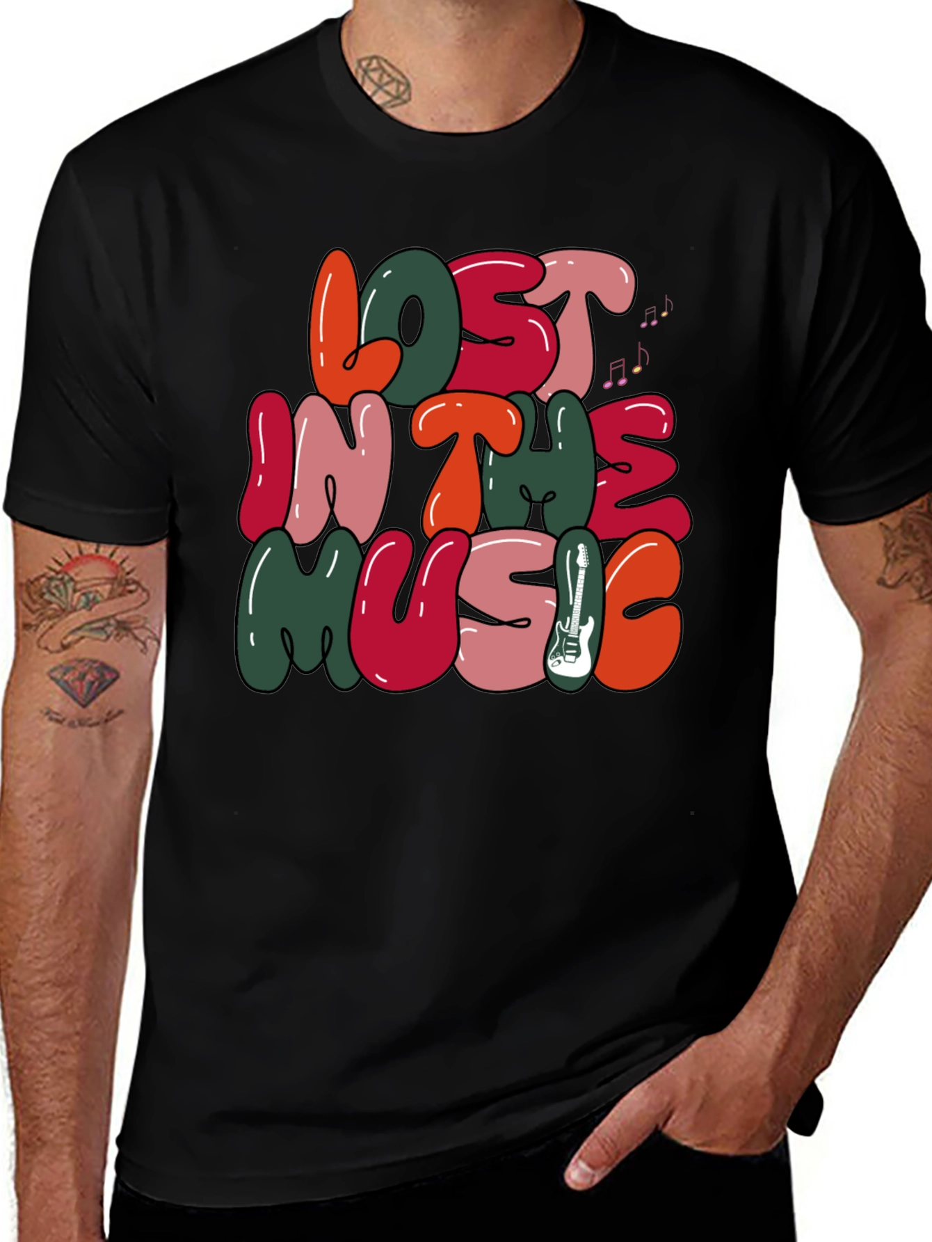 Variant 11 of Lost in the Music Graphic T-Shirt