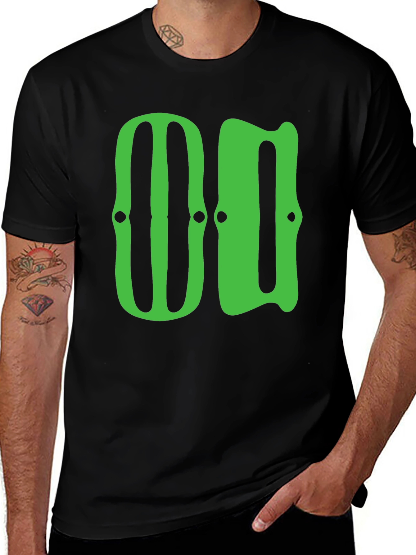 Variant 6 of Green 00 Graphic T-Shirt