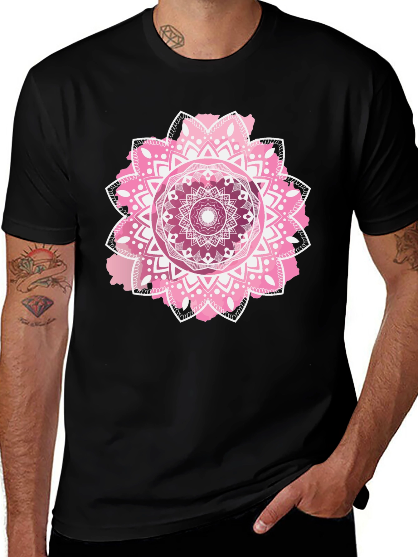 Variant 8 of Mandala Graphic Tee - Stylish & Unique Design