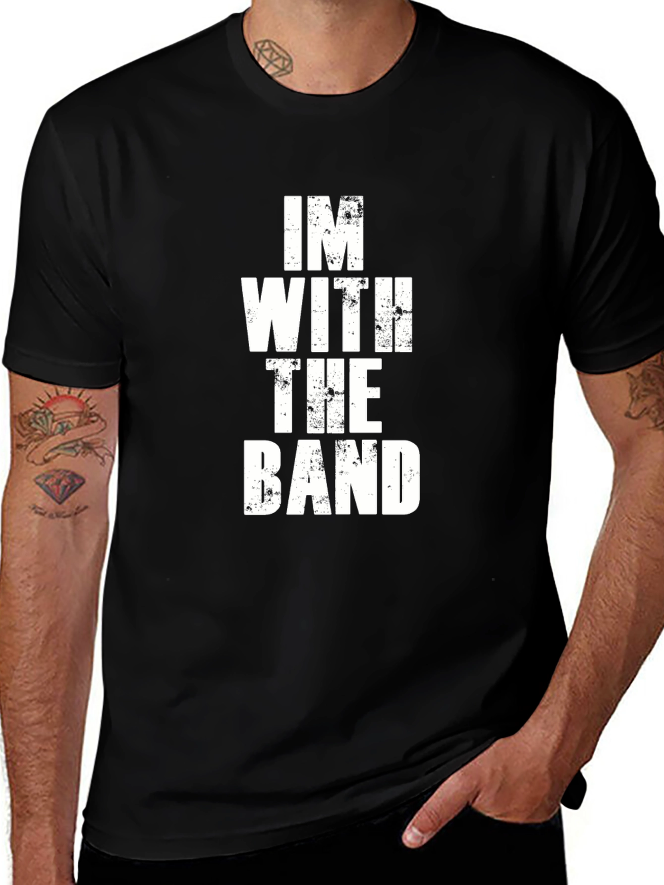 Variant 5 of I'm With The Band T-Shirt - Bold Graphic Tee