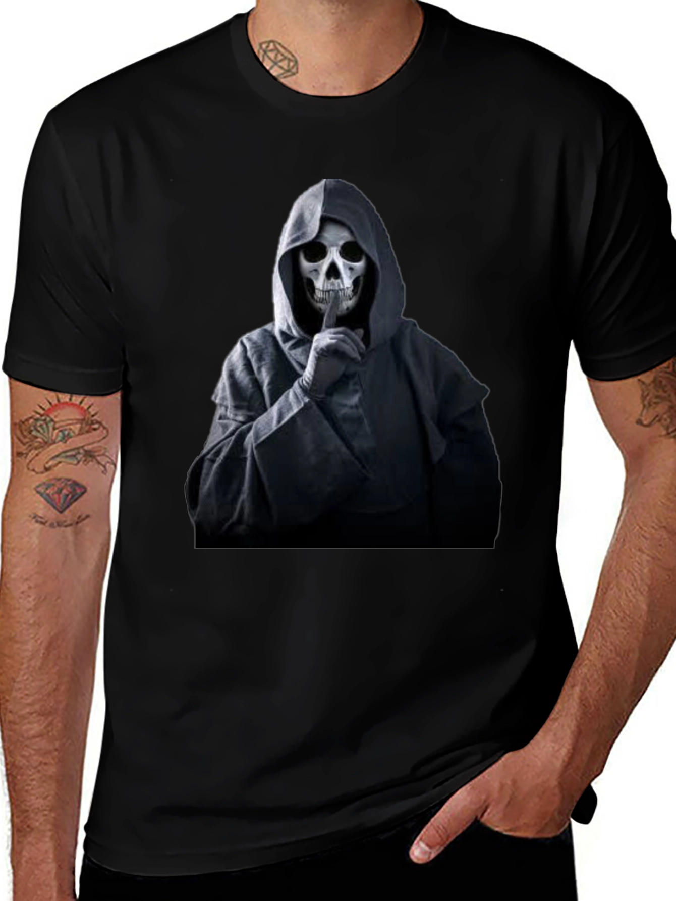 Variant 15 of Grim Reaper Graphic Tee - Dark Humor T-Shirt