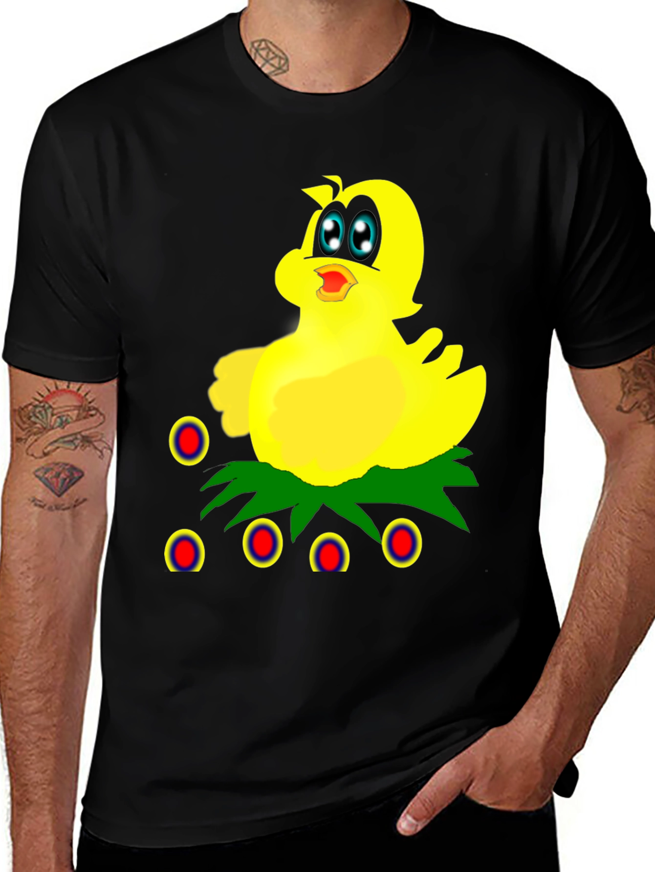 Variant 17 of Cartoon Duck T-Shirt - Quirky Graphic Tee