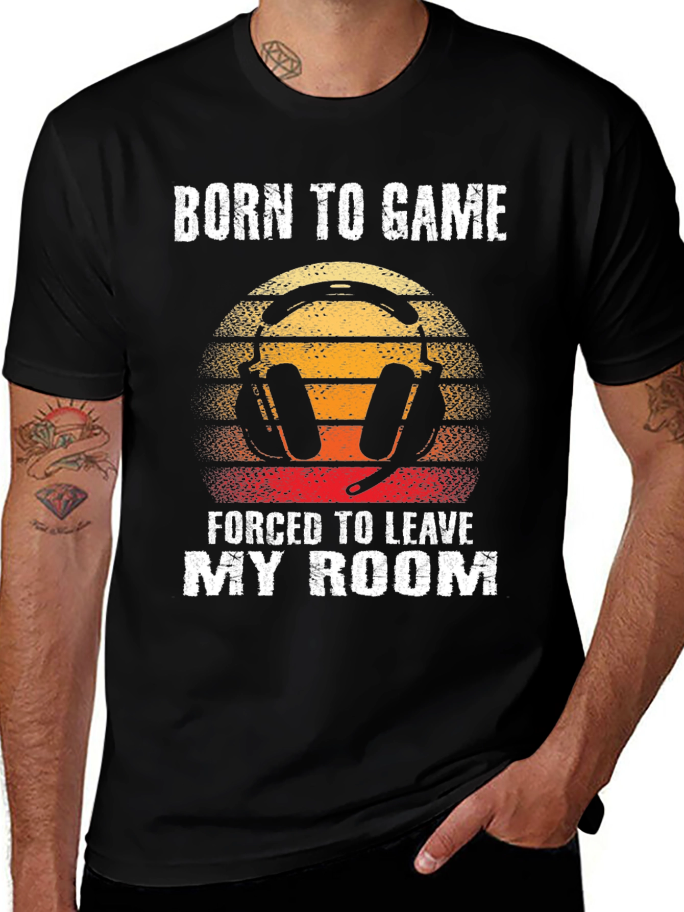 Gamer T-Shirt - Born to Game, Forced to Leave My Room