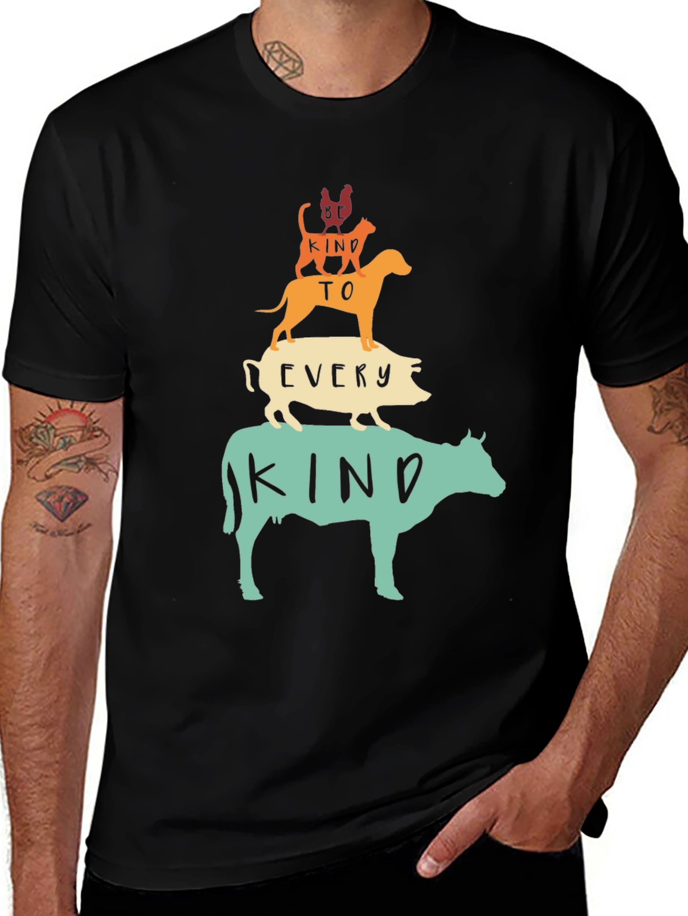 Variant 2 of Be Kind to Every Kind Animal T-Shirt