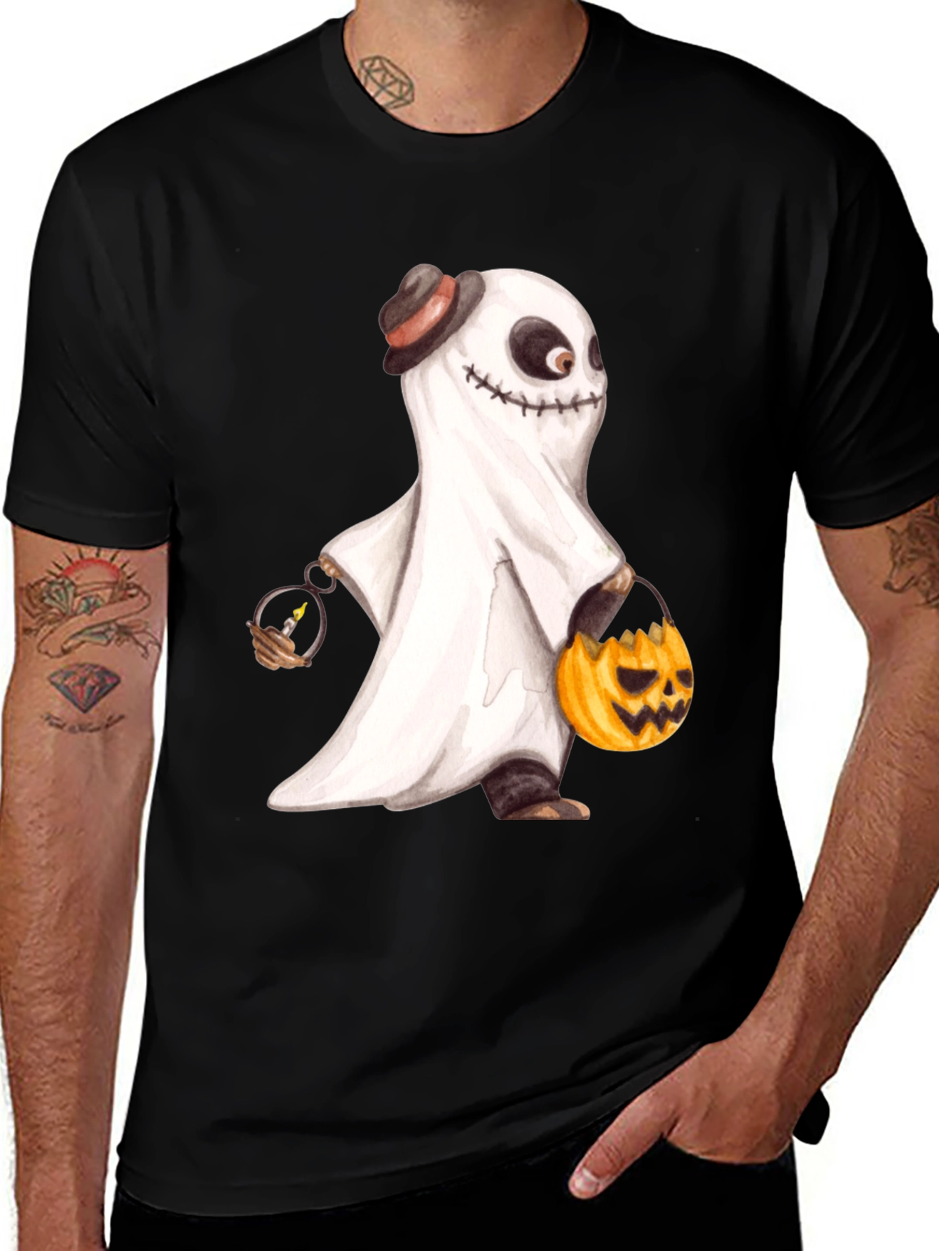 Ghost Halloween T-Shirt - Spooky Season Apparel