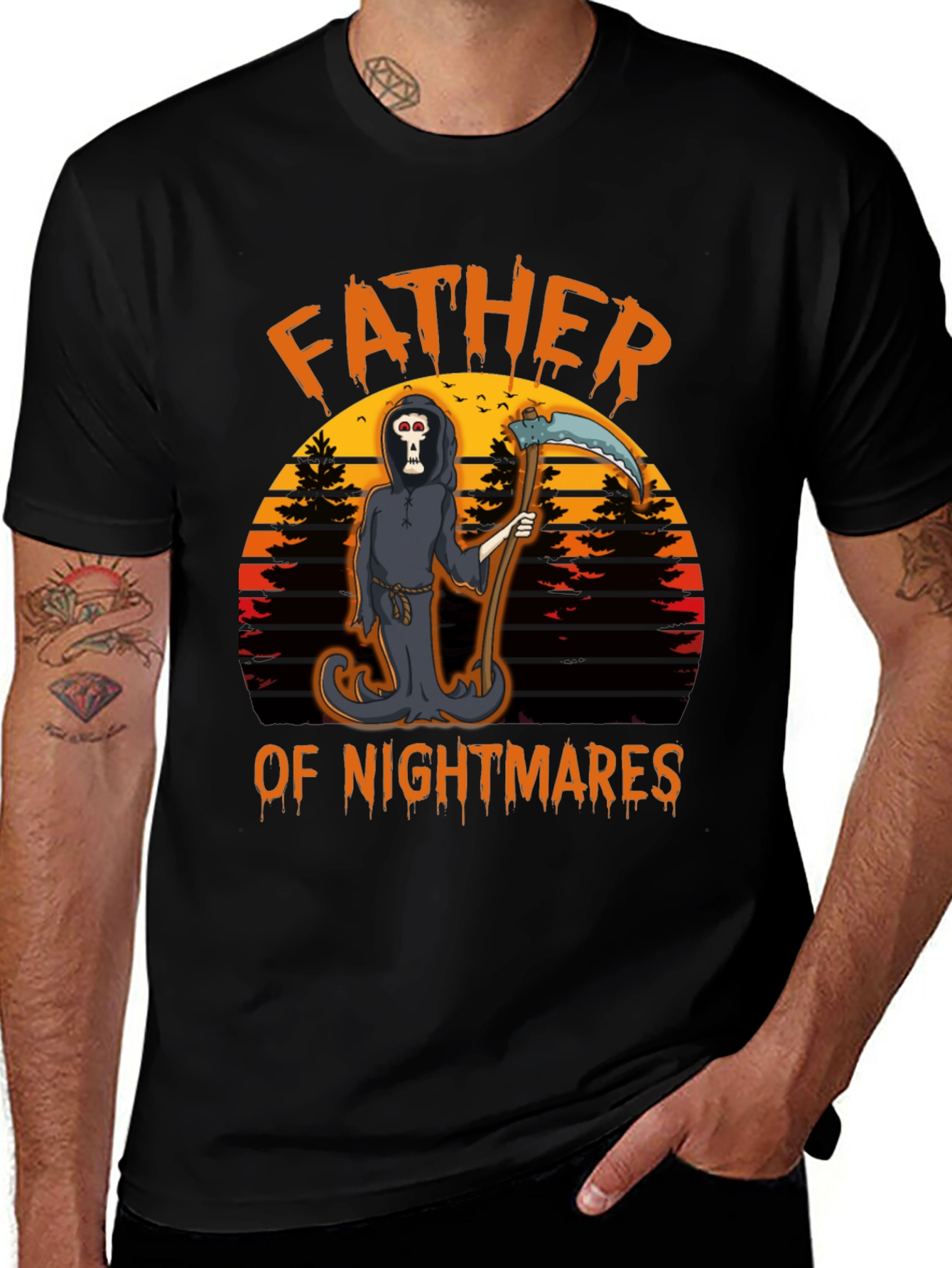 Father of Nightmares Graphic Tee - Halloween