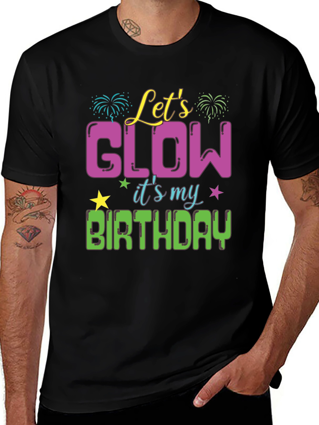 Let's Glow Birthday T-Shirt