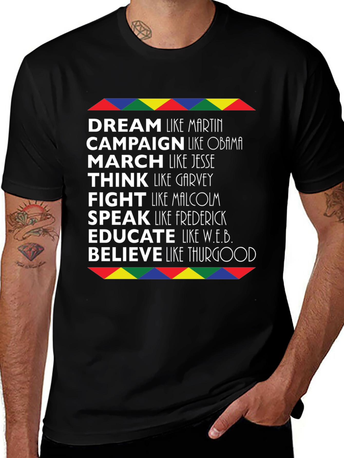 Dream Believe Achieve Men's Graphic Tee