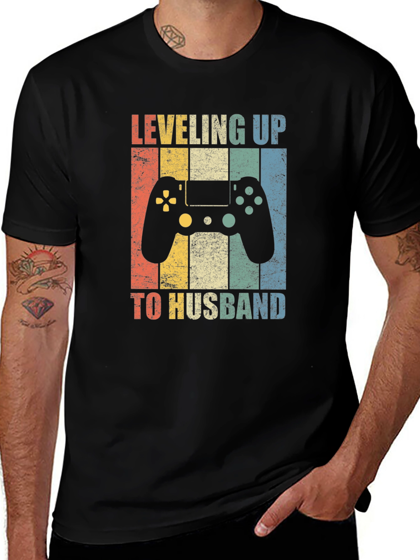 Variant 27 of Leveling Up to Husband Graphic Tee