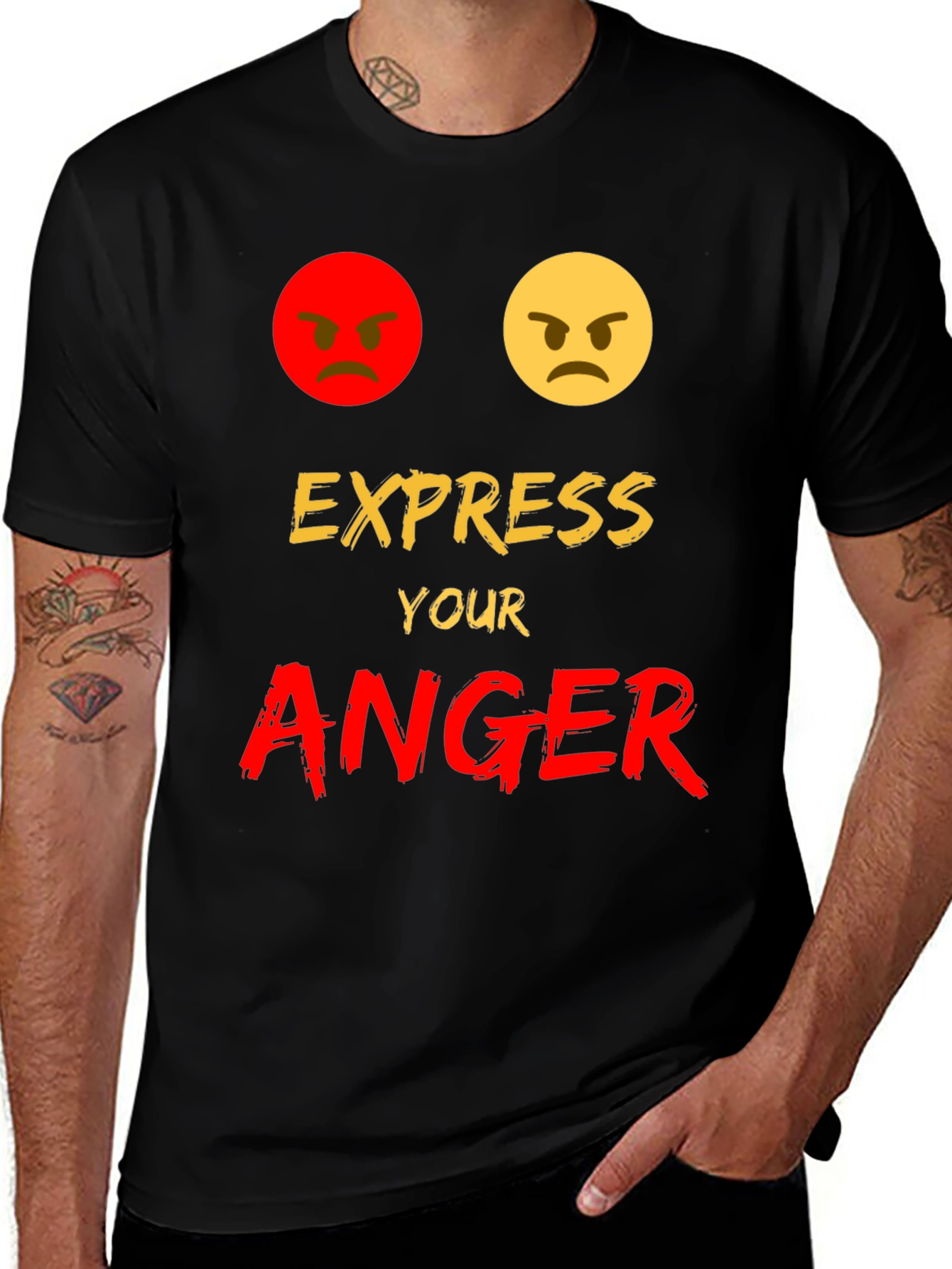 Variant 12 of Express Your Anger Graphic T-Shirt