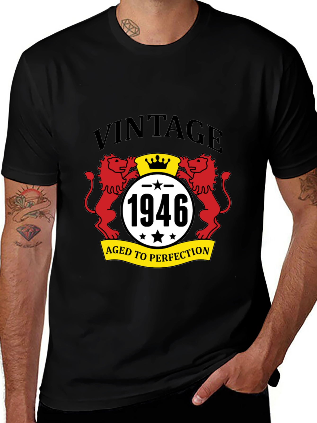 Variant 19 of Vintage Aged to Perfection 1946 T-Shirt