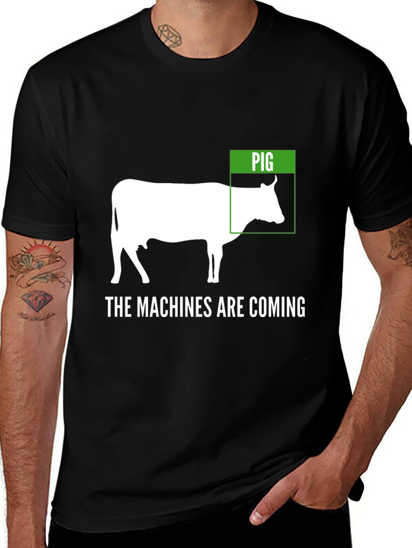 Variant 18 of The Machines Are Coming T-Shirt