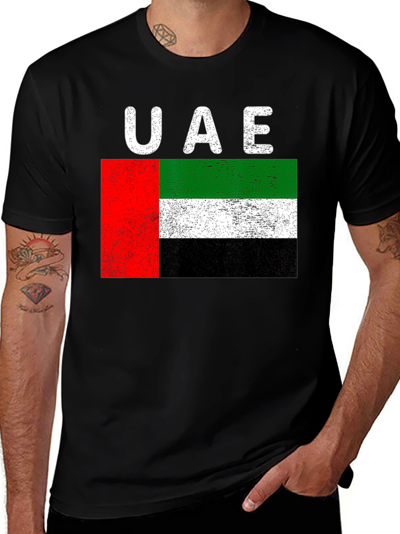 UAE Flag T-Shirt - United Arab Emirates Pride Tee