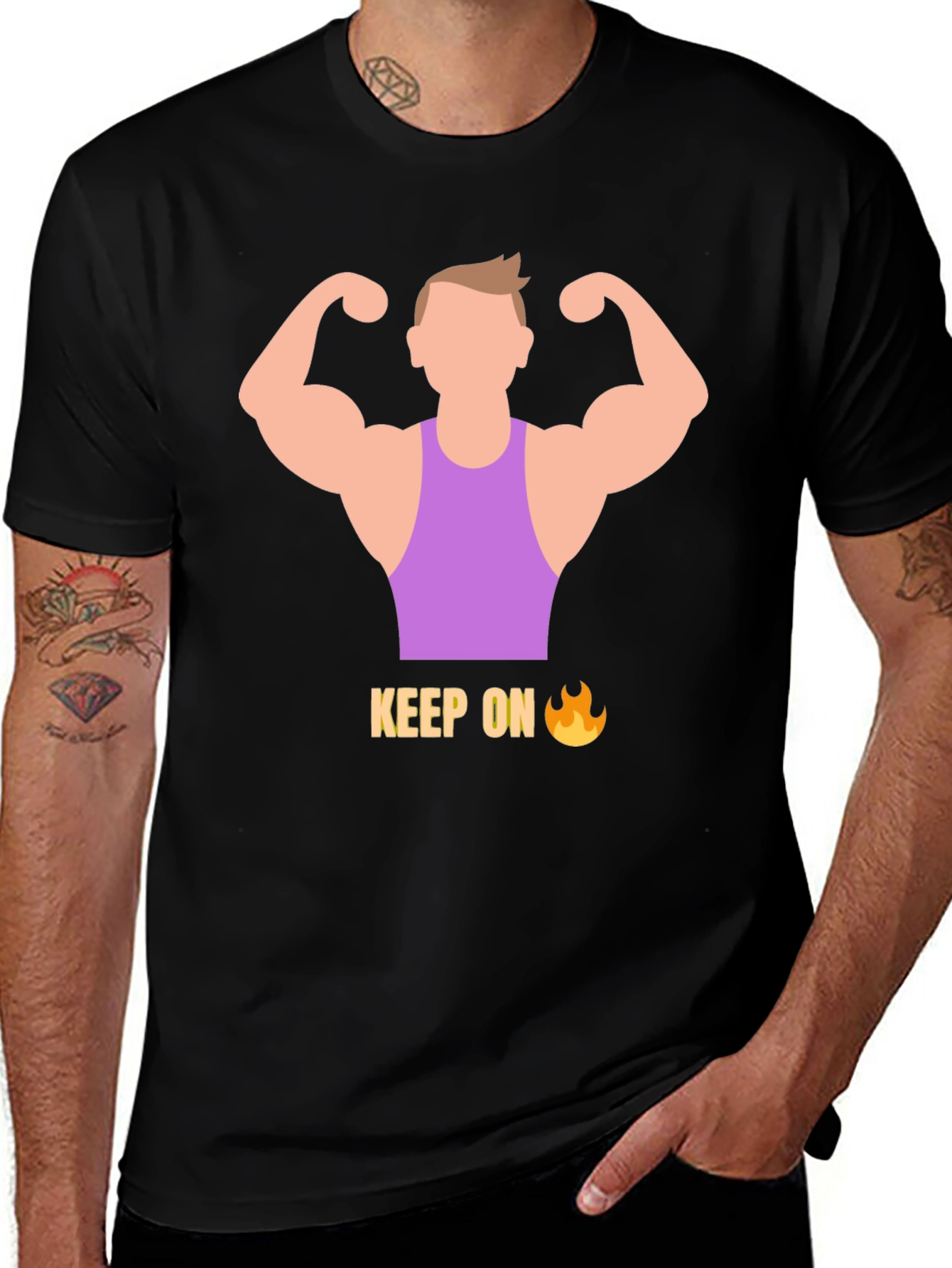 Keep On Fire Graphic T-Shirt