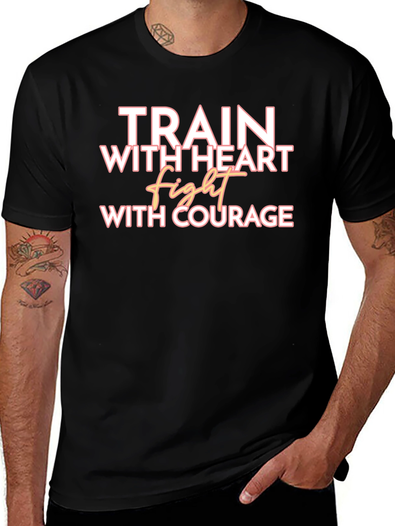 Variant 26 of Train With Heart T-Shirt