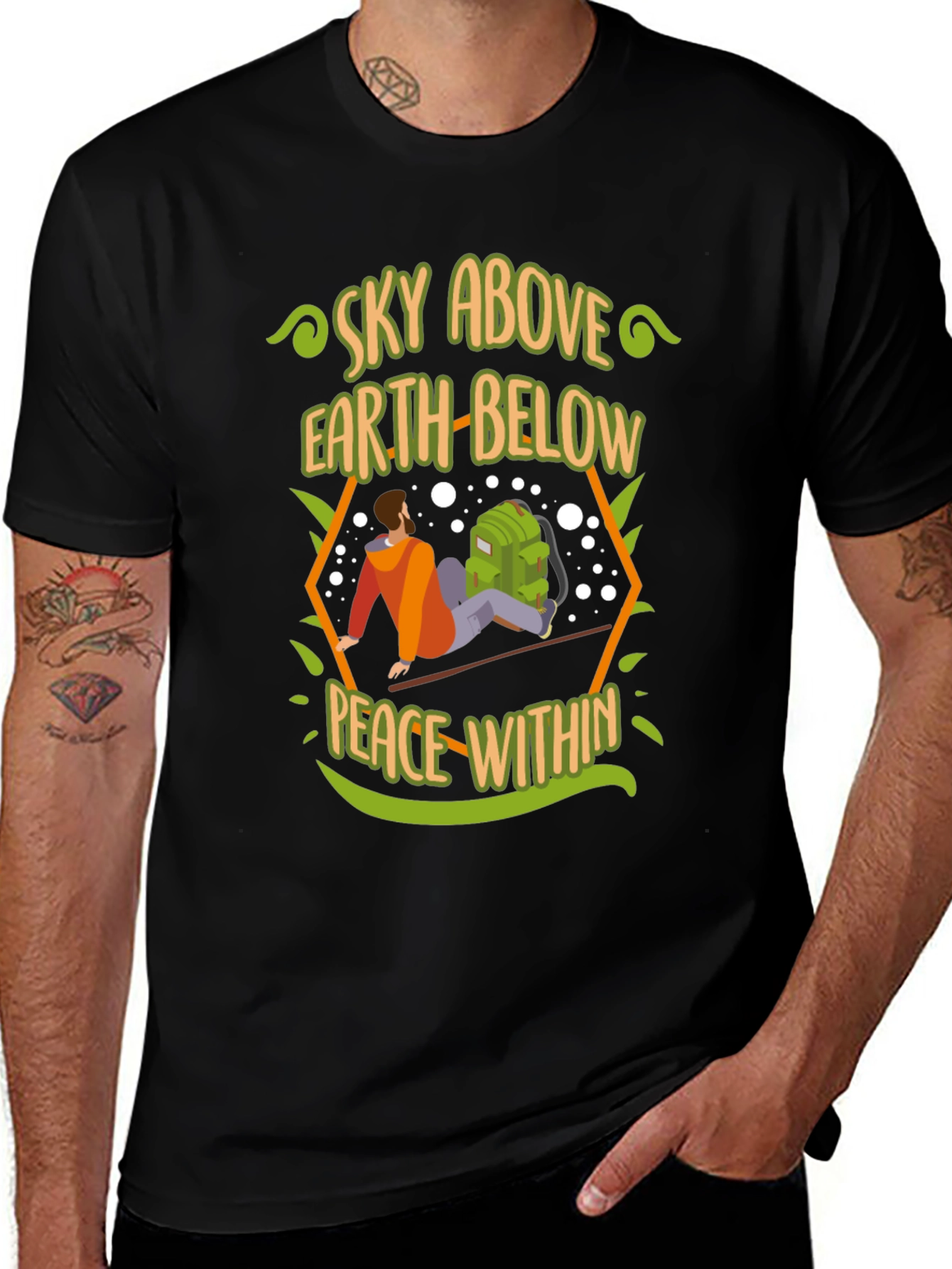 Variant 19 of Sky Above Earth Below T-Shirt