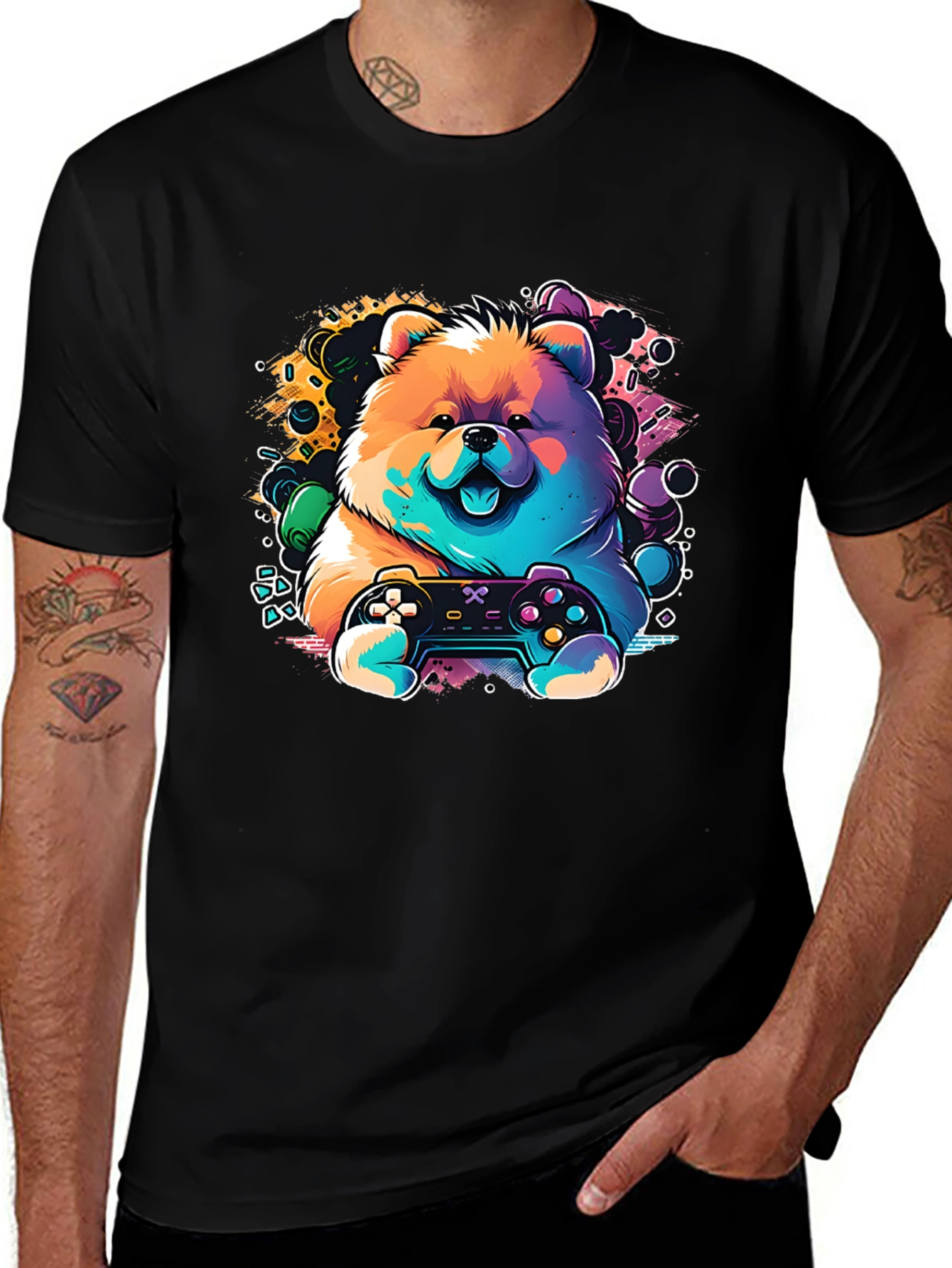 Variant 13 of Gamer Dog T-Shirt