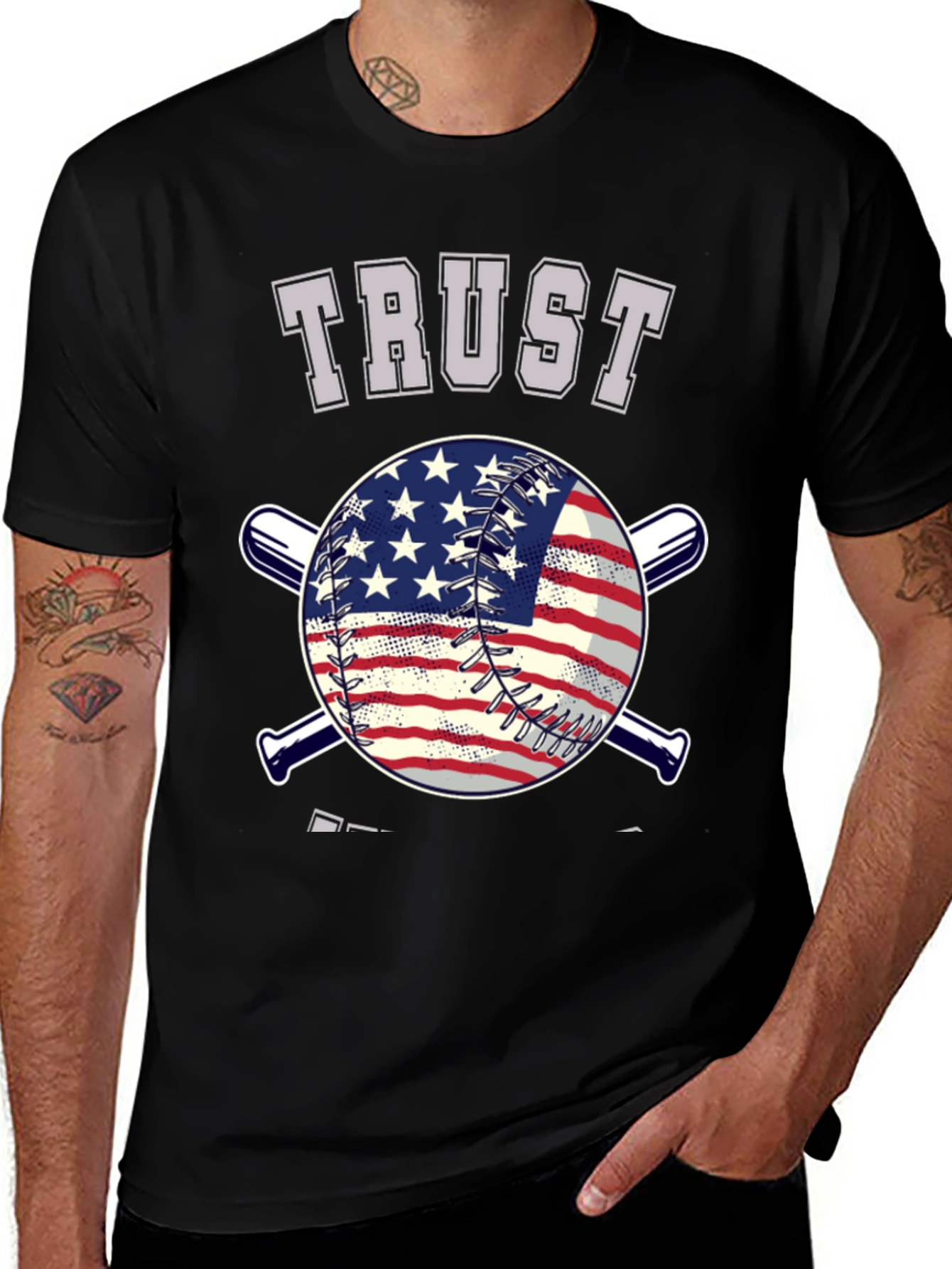 Variant 29 of Trust Patriotic Baseball T-Shirt