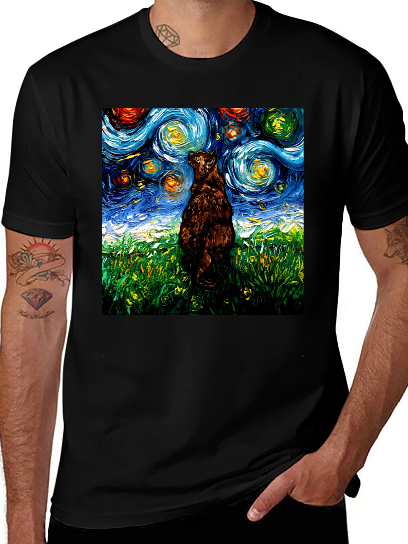 Starry Night Bear T-Shirt