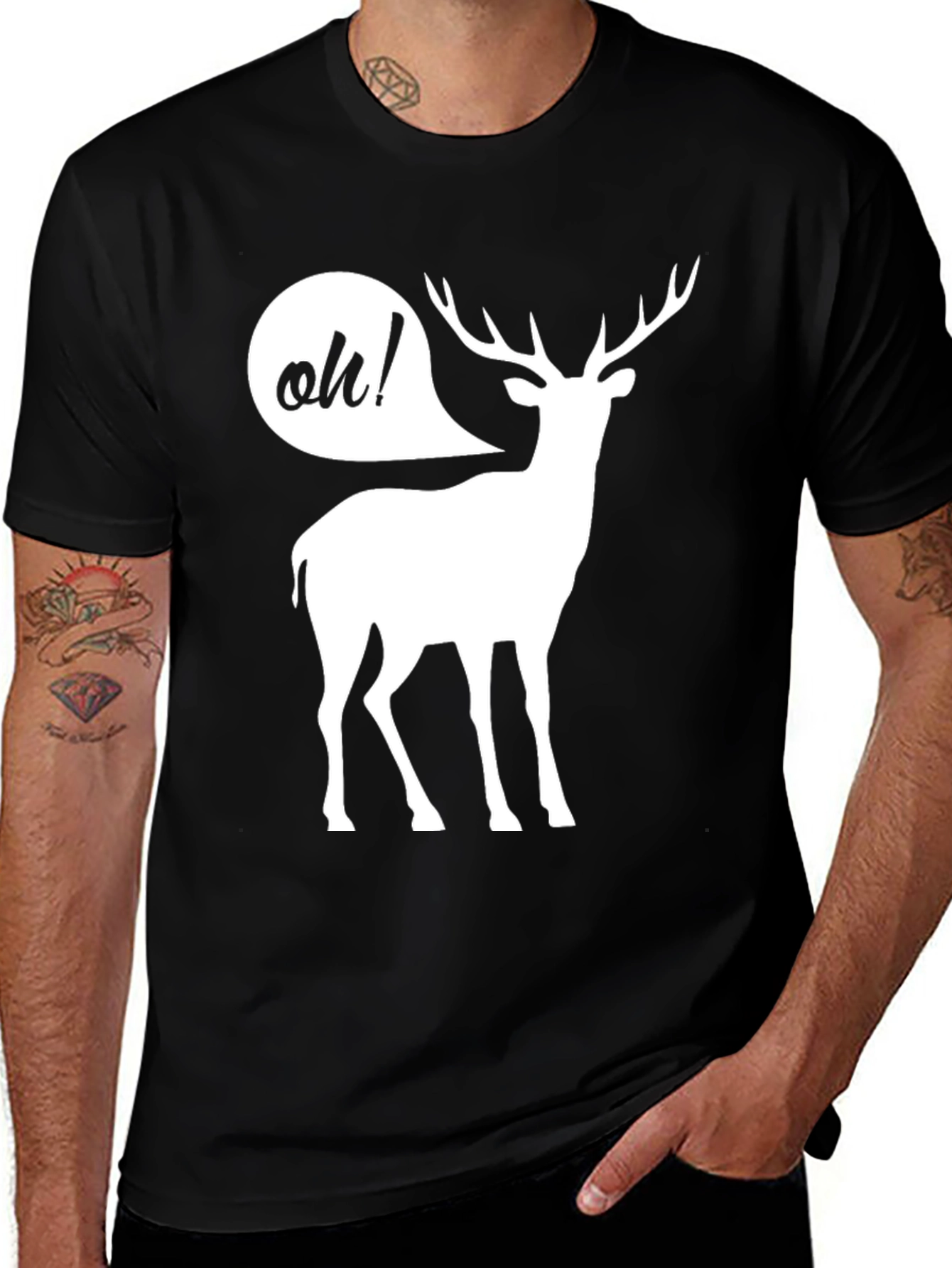Variant 28 of Oh Deer! Funny Graphic T-Shirt