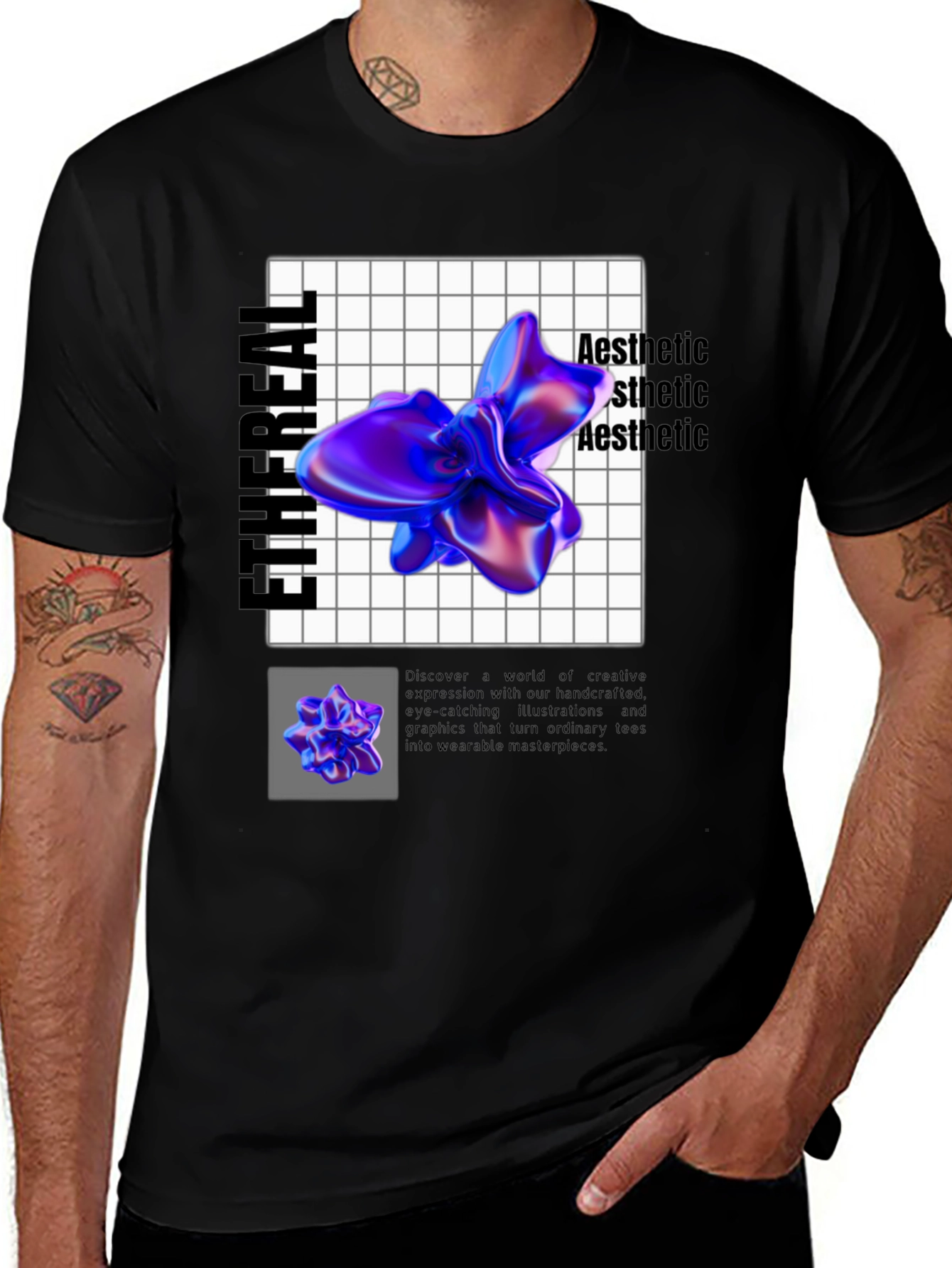 Variant 21 of Ethereal Aesthetic Graphic T-Shirt