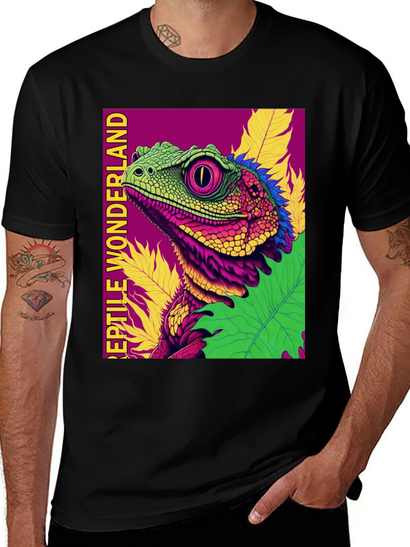 Variant 7 of Reptile Wonderland Graphic Tee