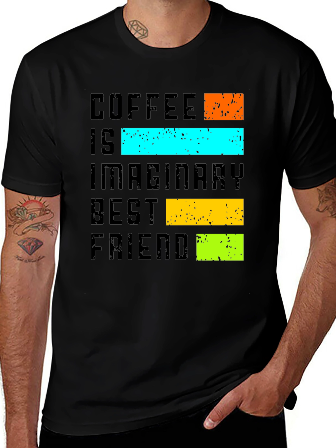 Variant 5 of Coffee Is My Imaginary Best Friend T-Shirt