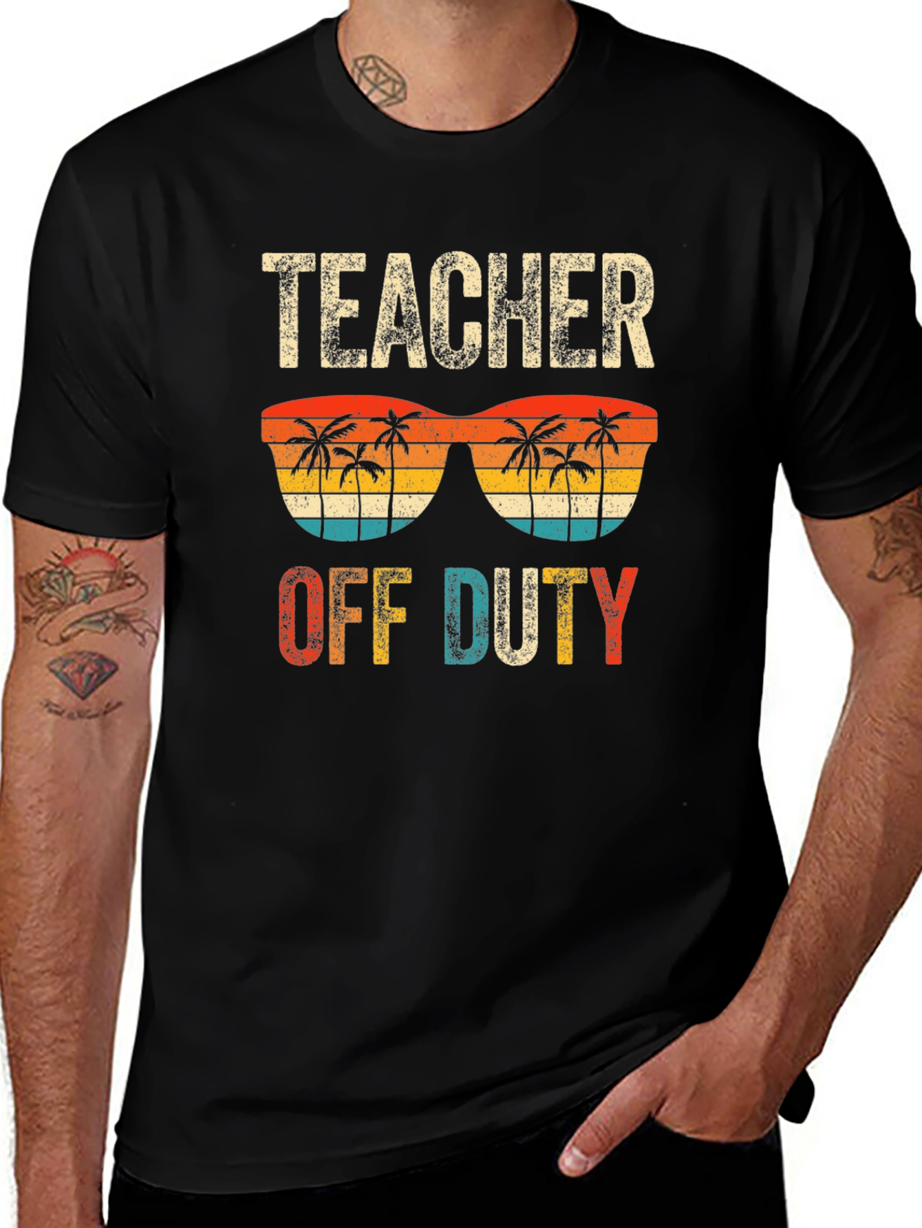 Teacher Off Duty Graphic T-Shirt