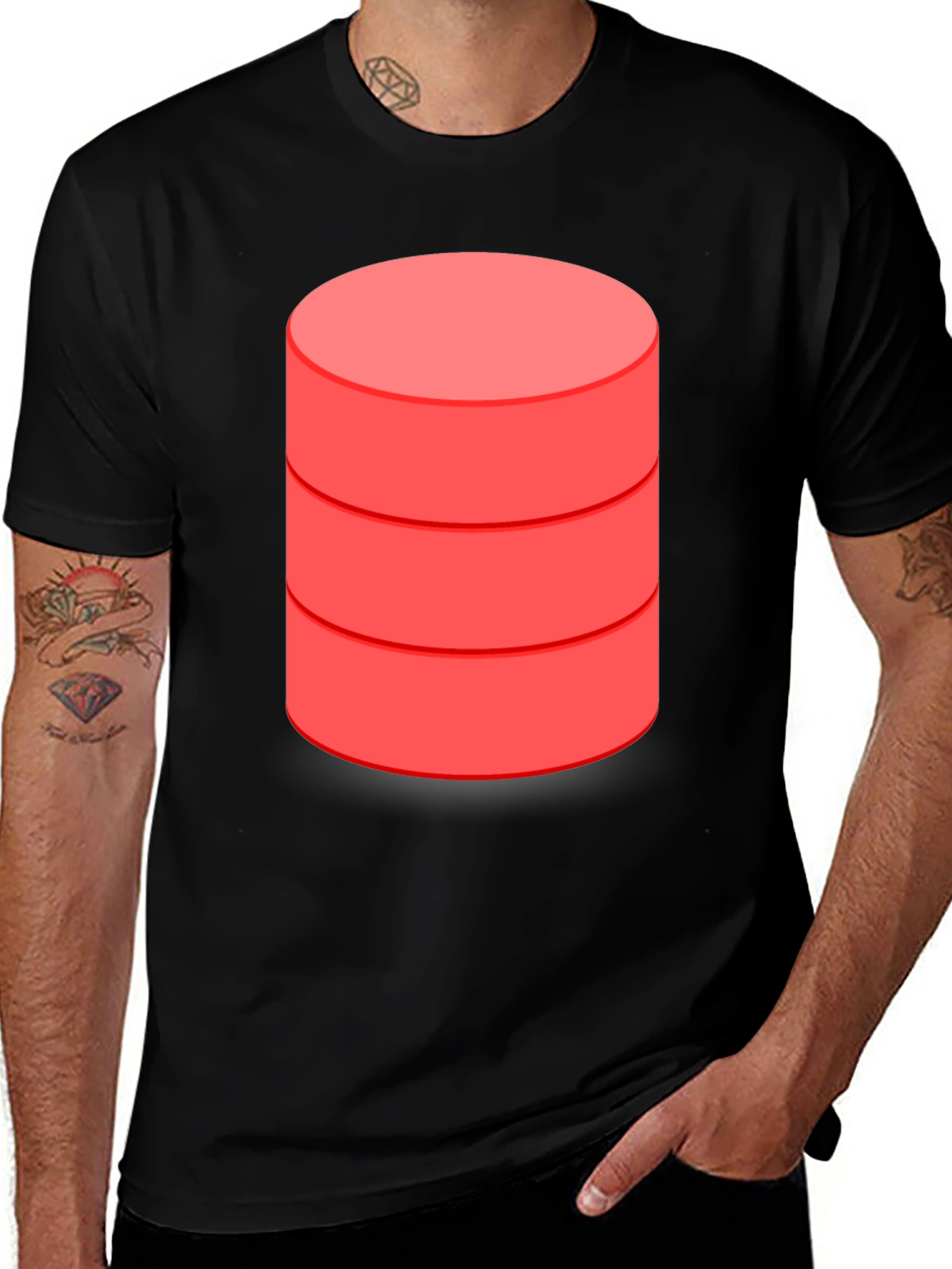 Variant 30 of Database Stack T-Shirt - Cool Programmer Tee