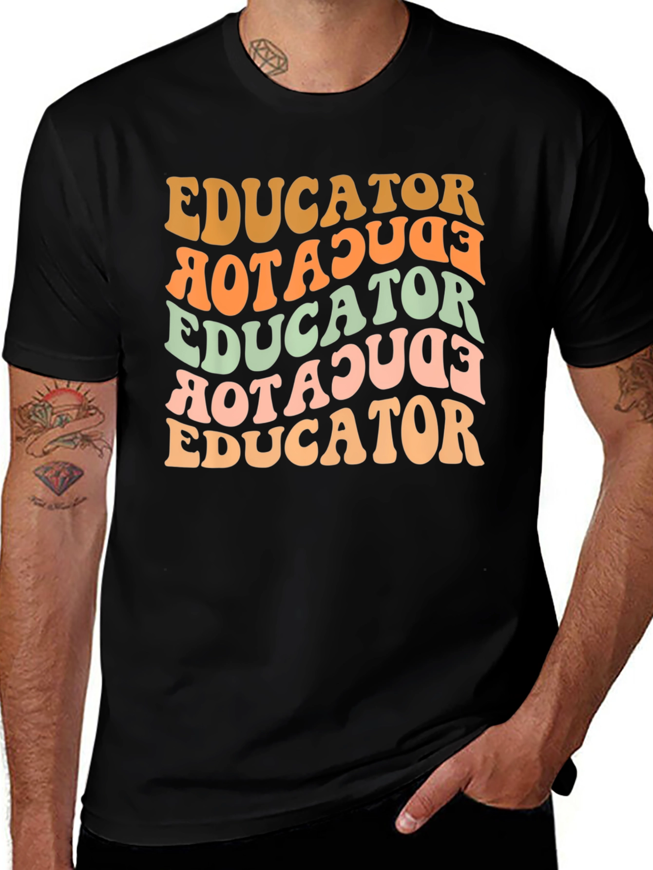 Variant 16 of Educator Retro Graphic Tee - Teacher Appreciation