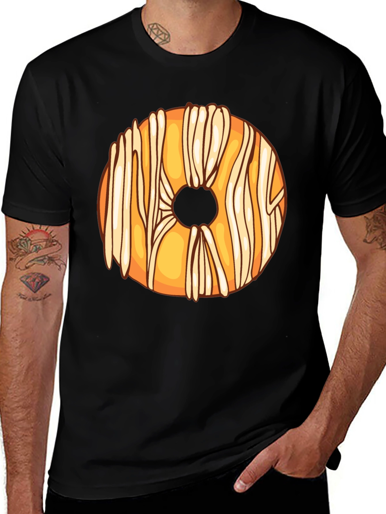 Variant 11 of Donut Lover Black T-Shirt