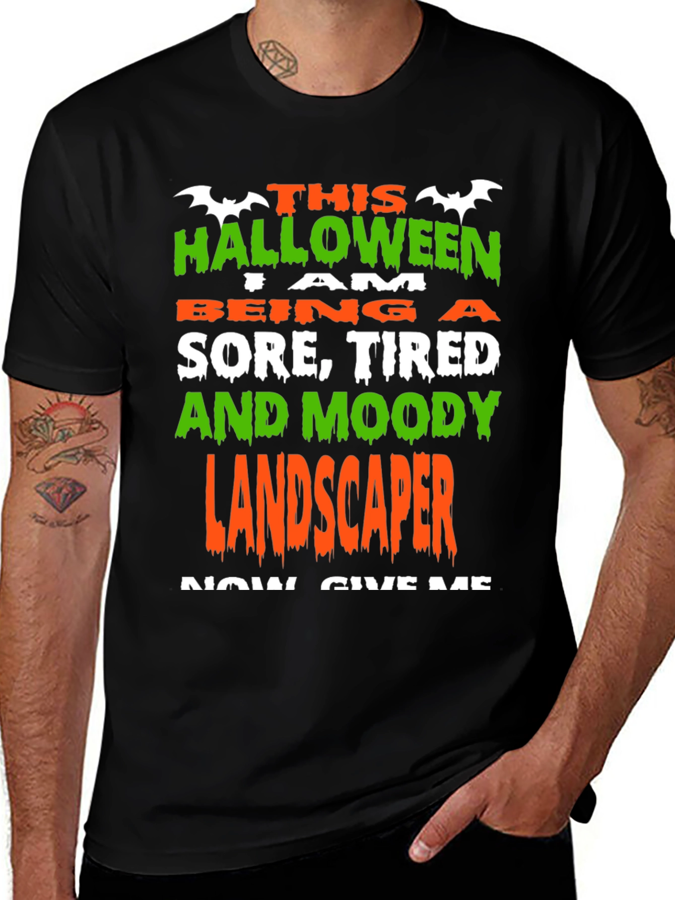 Funny Halloween Landscaper T-Shirt