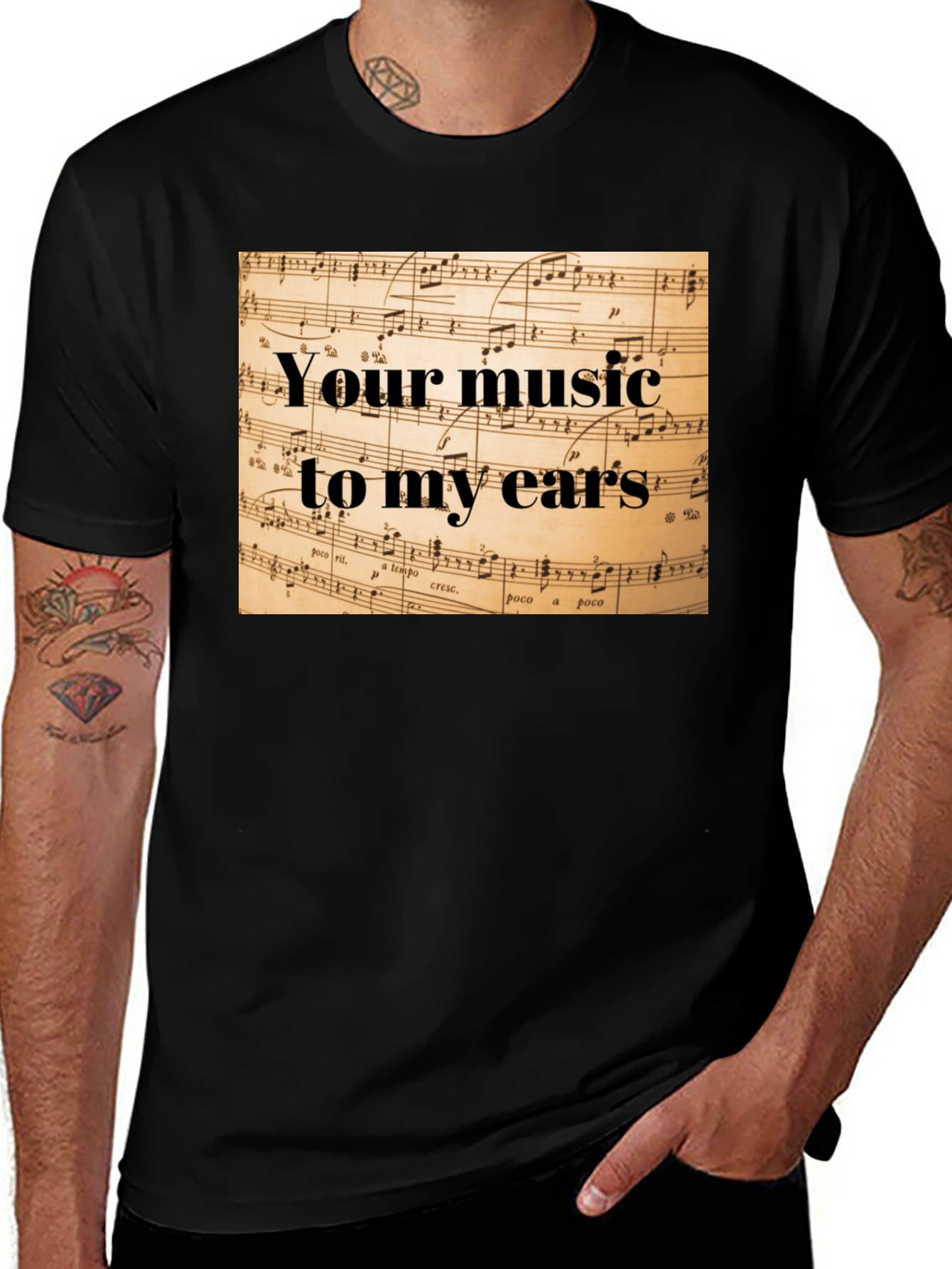 Variant 20 of Your Music to My Ears Graphic T-Shirt