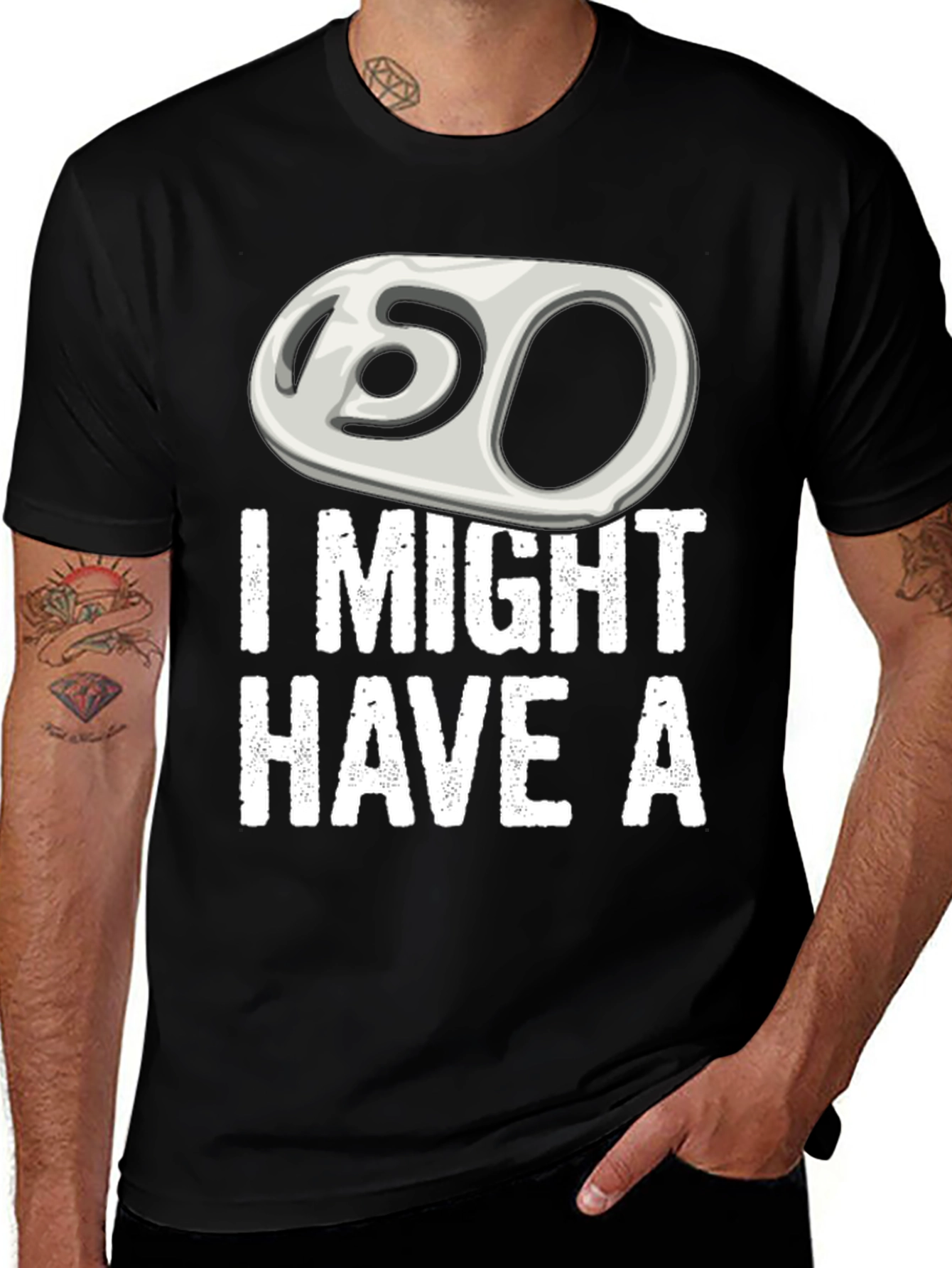 Variant 2 of I Might Have A Problem Funny T-Shirt