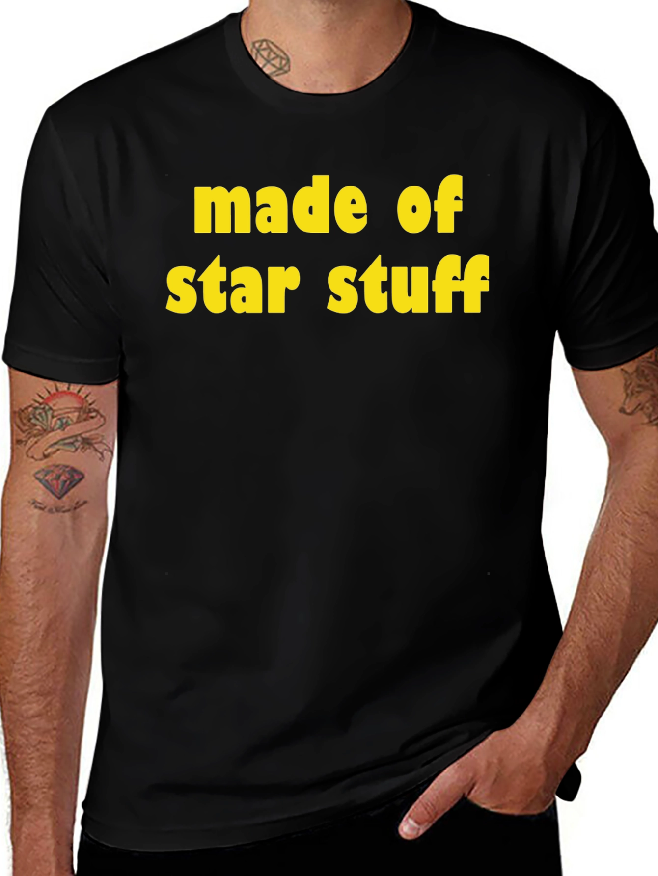 Variant 24 of Made of Star Stuff Black T-Shirt