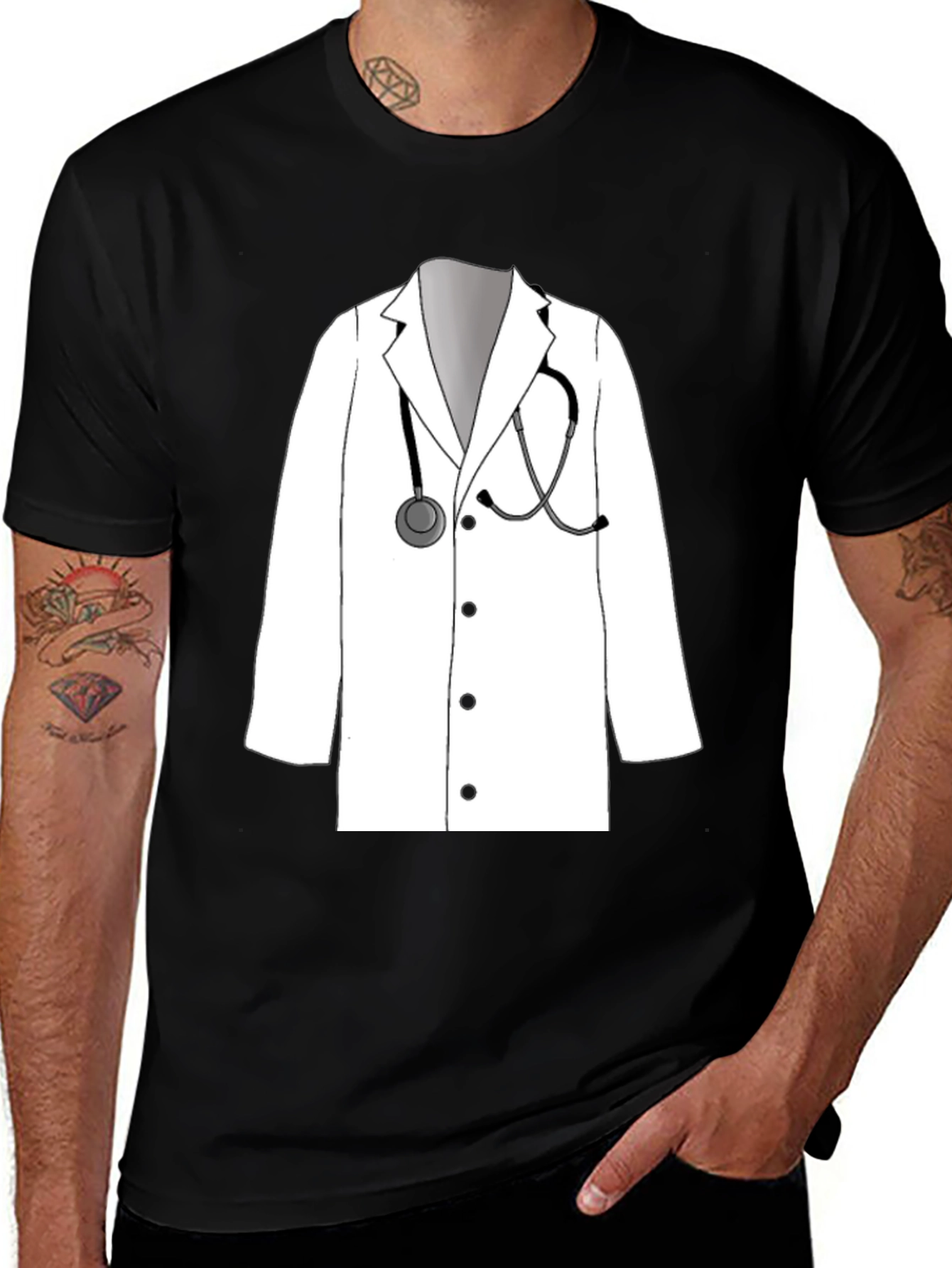 Variant 24 of Doctor Lab Coat T-Shirt - Medical Professional Tee