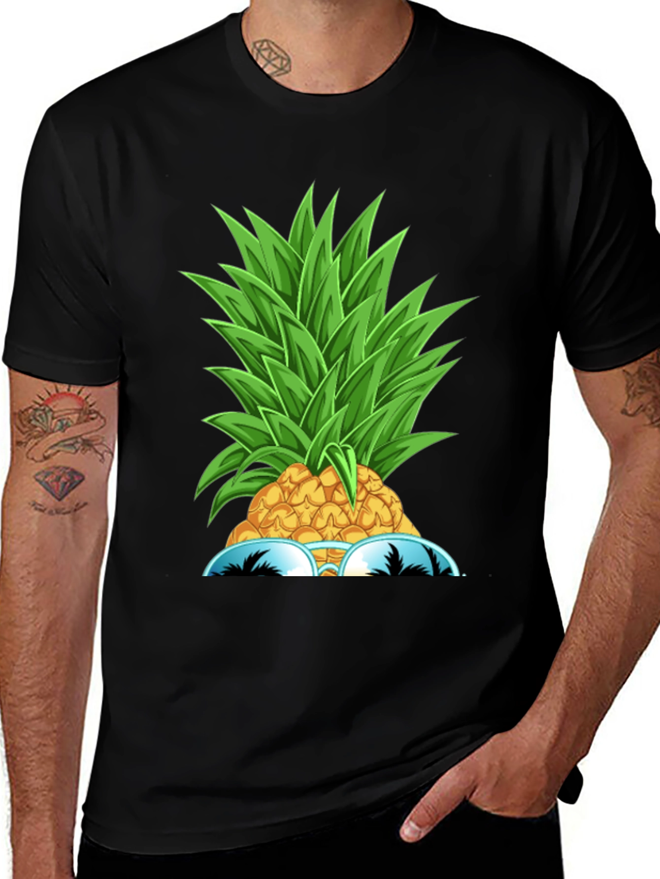 Variant 4 of Cool Pineapple Graphic T-Shirt