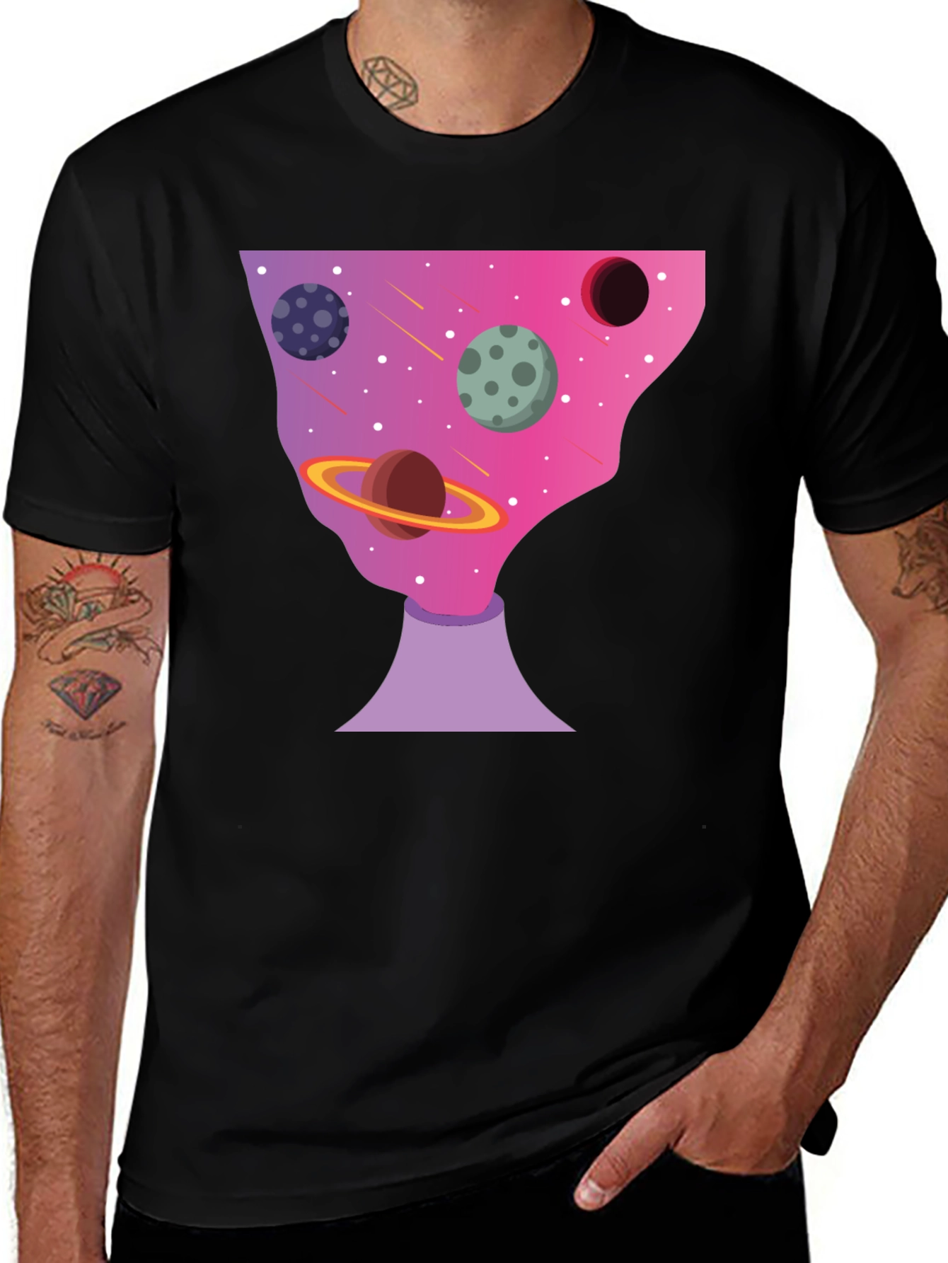 Variant 29 of Cosmic Dream T-Shirt - Galaxy Graphic Tee