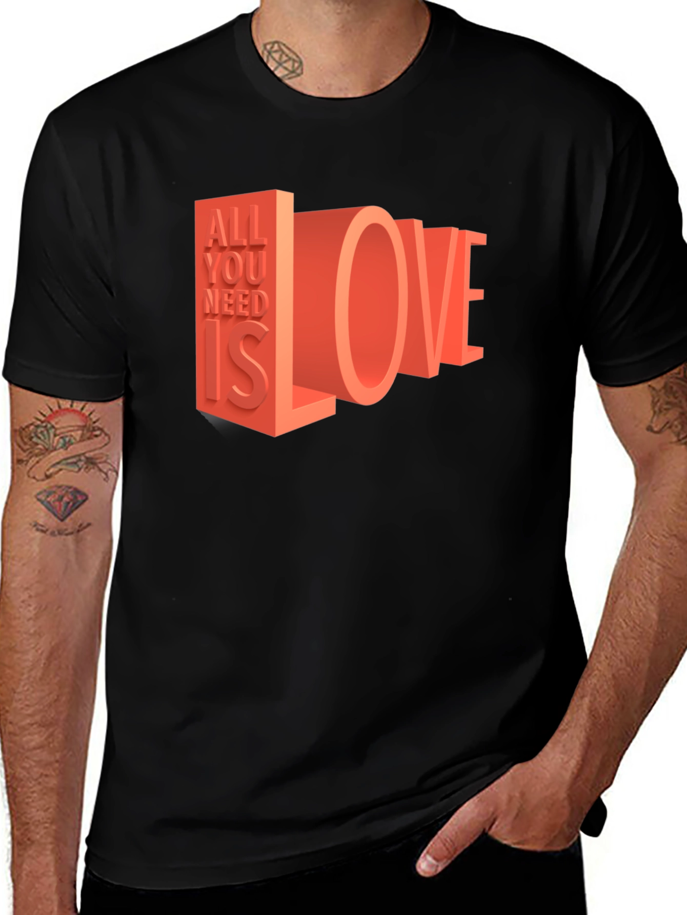 Variant 8 of All You Need is Love Graphic Tee