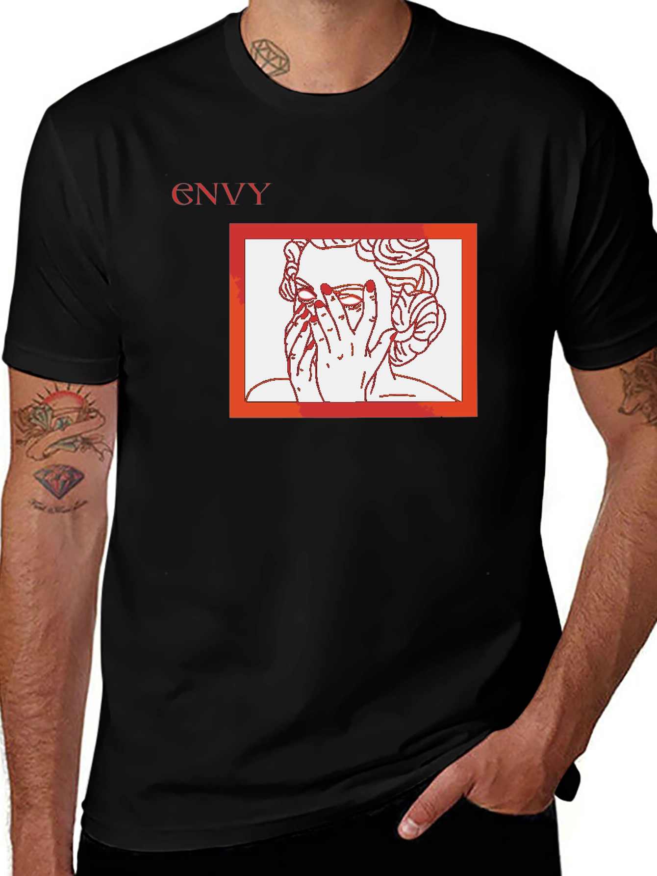 Envy Graphic Tee - Stylish Comfort