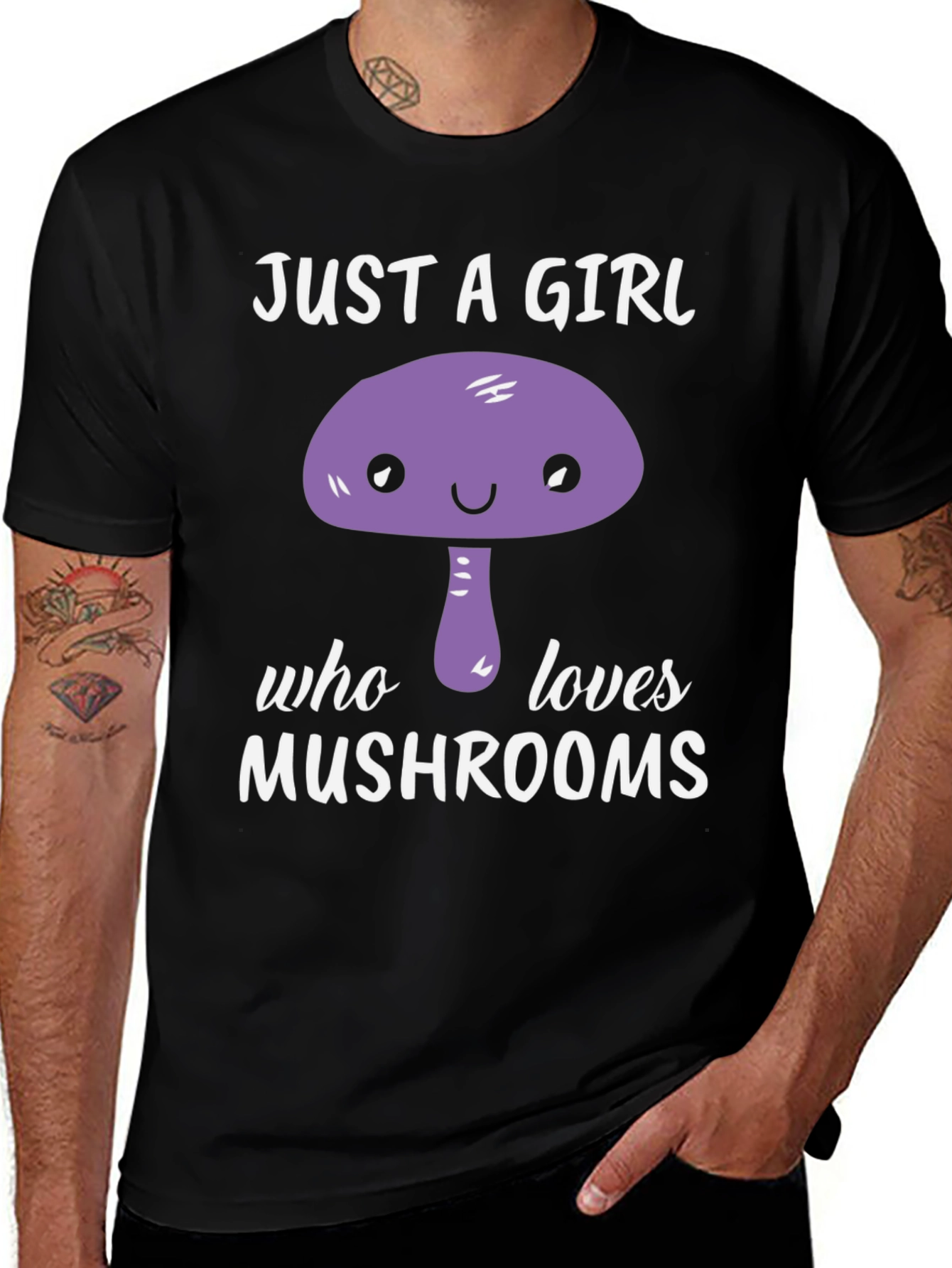 Variant 25 of Just A Girl Who Loves Mushrooms T-Shirt