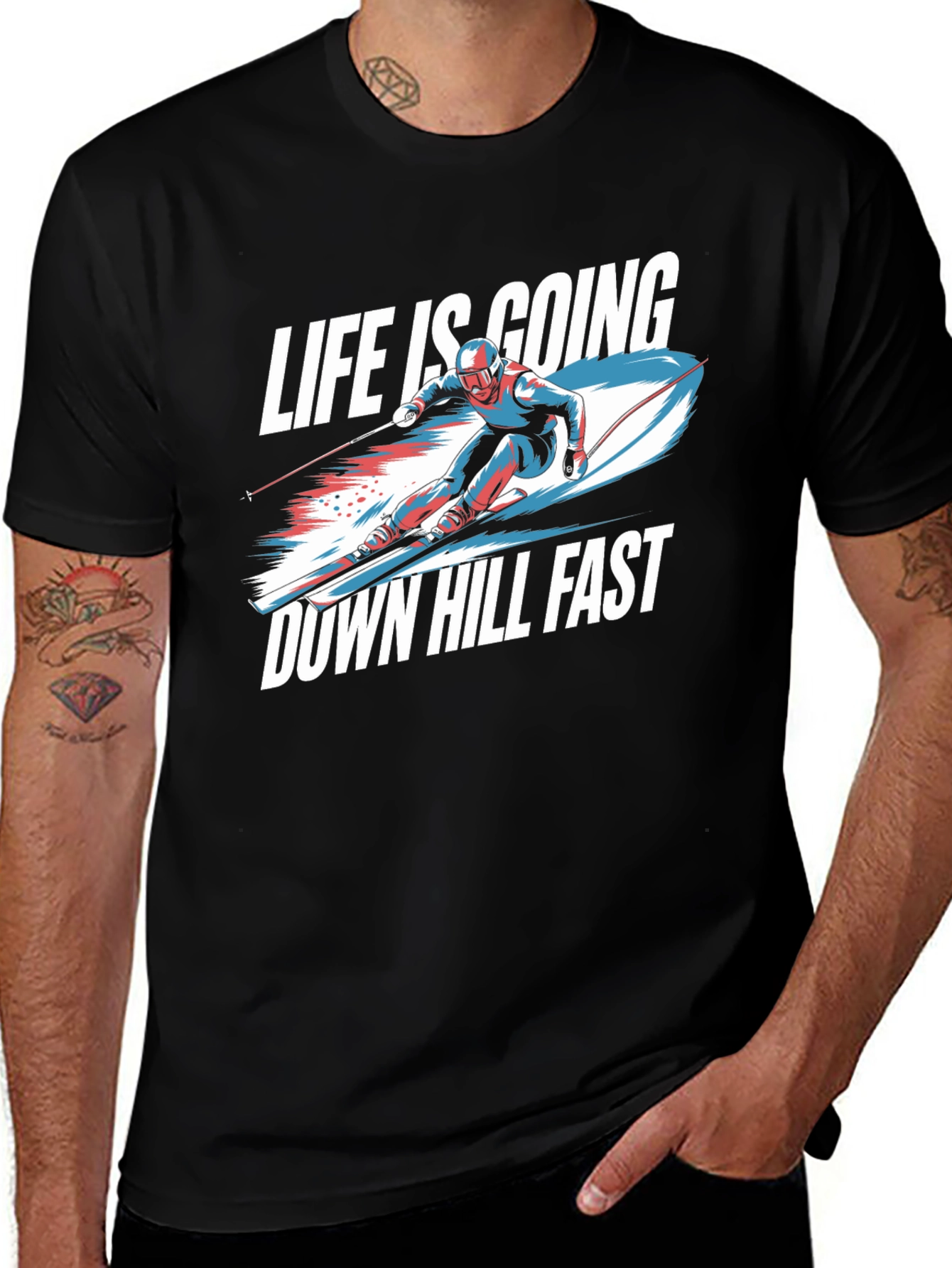 Variant 26 of Life Going Downhill Fast T-Shirt